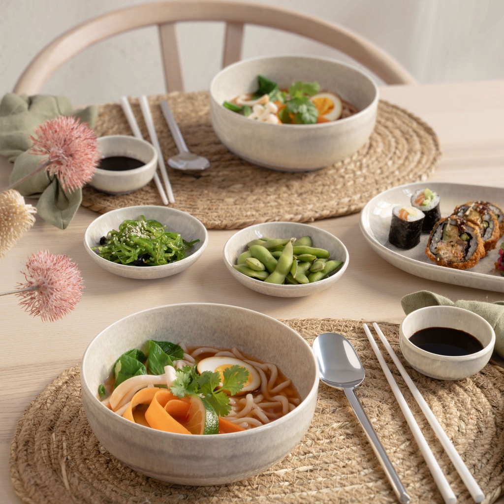 like. by Villeroy & Boch Dipschale »Dipschalen Perlemor Sand ø 8 cm 4er Set beige« 4 Spülmaschinengeeignet, Mikrowellengeeignet