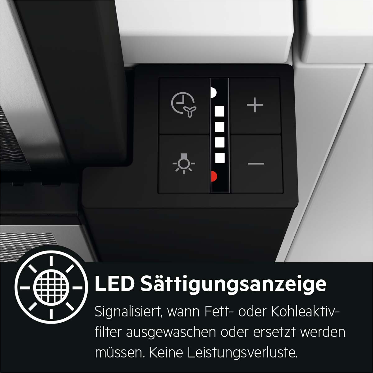 AEG Flachschirmhaube »DPE5660B«, Serie 5000, Hochleistungsmotor
