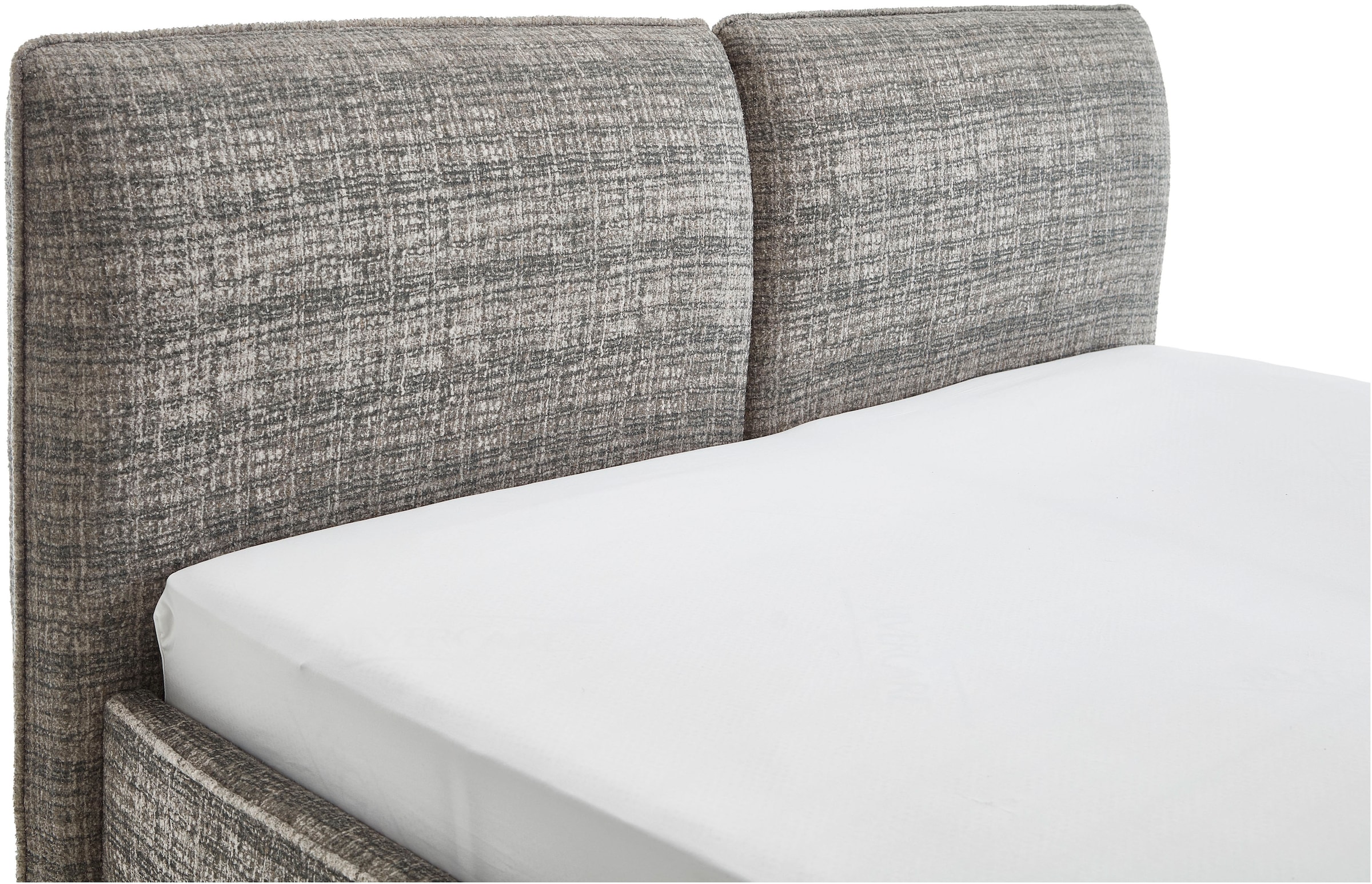 meise.möbel Polsterbett »Infinity erhältlich in verschiedenen Farben und Breiten« mit schwarzen Metallfüßen