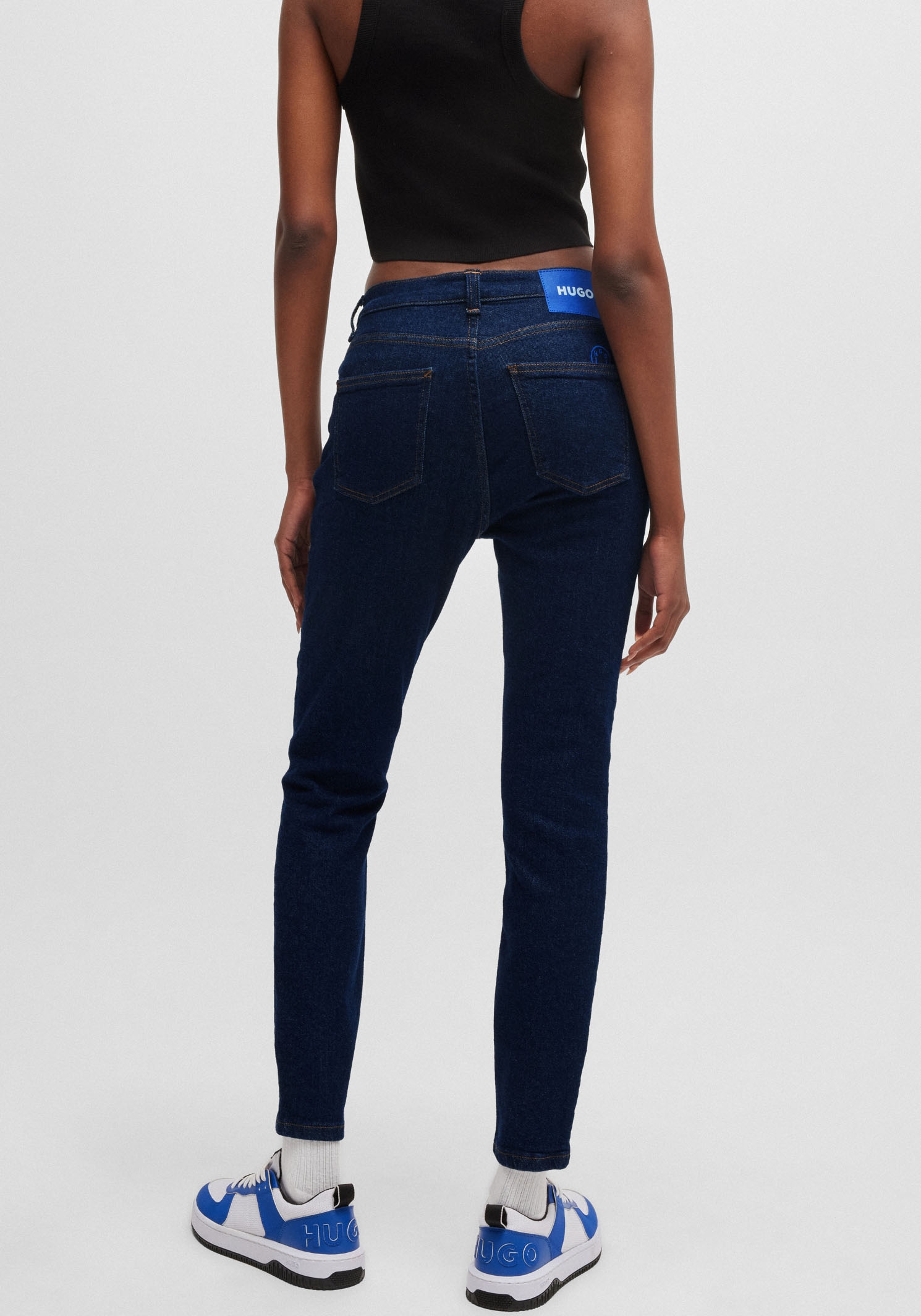 HUGO Blue Skinny-fit-Jeans »Malu«, Skinny Fit mit mittlerer Leibhöhe