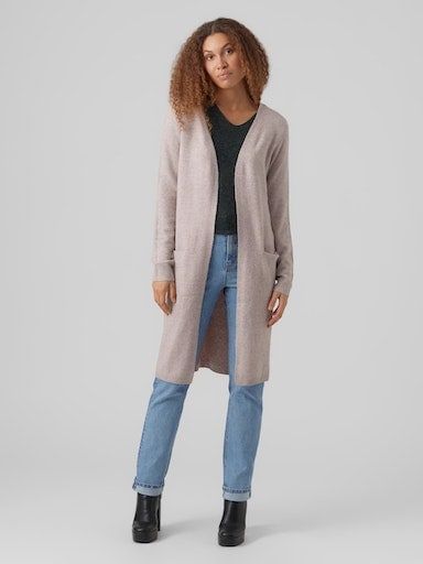 Vero Moda Strickjacke »VMDOFFY LS LONG OPEN CARDIGAN GA NOOS«