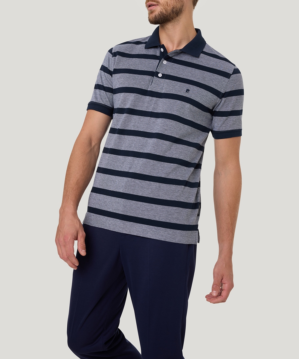 Pierre Cardin Poloshirt »Polo-shirt KN«, mit Streifenmuster