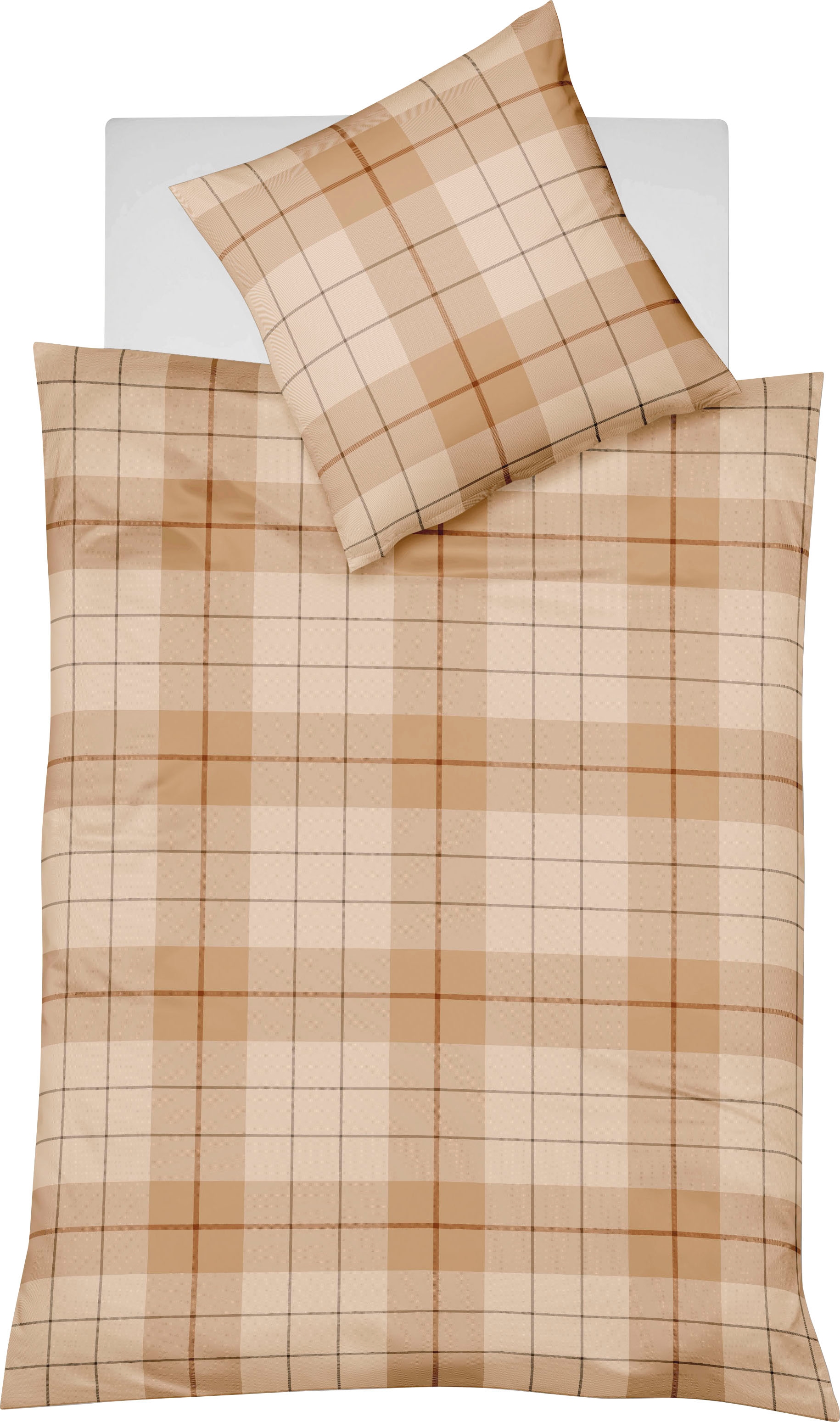 fleuresse Bettwäsche "Lech 4112" 2 Stk. Edelflanell, Baumwolle, in Gr. 135x200, 155x220, 200x200cm