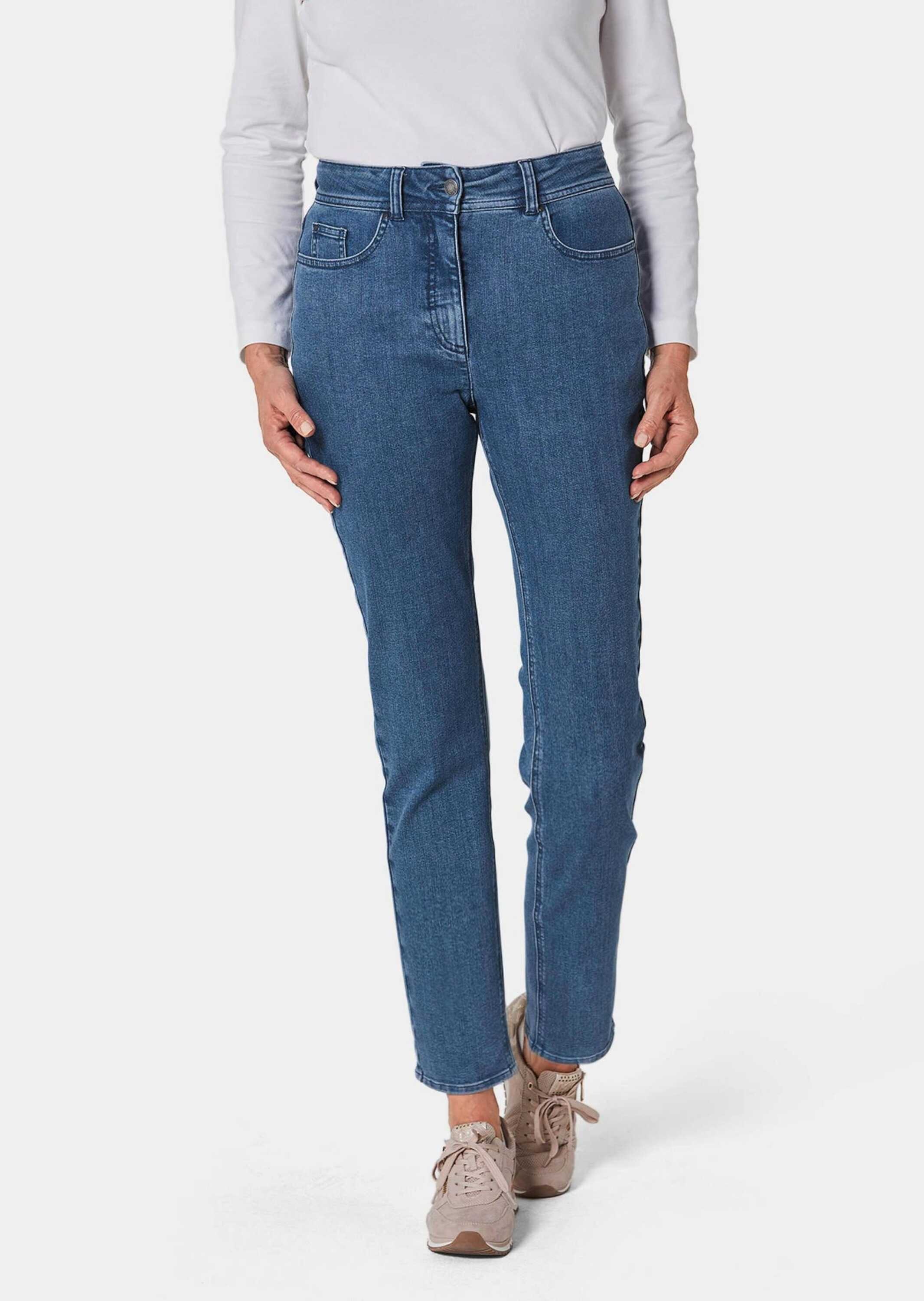 GOLDNER Regular-fit-Jeans »Hose mit Bauchweg-Effekt Superbequeme Hose mit Bauchweg-Effekt«