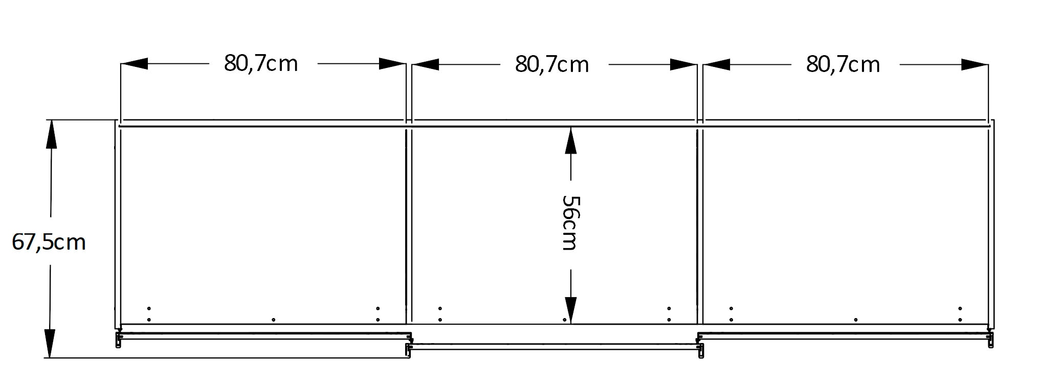 STAUD Schwebetürenschrank »Sonate Rom mit Spiegel, Made in Germany« Mit vier verschiedenen Ausstattungsvarianten