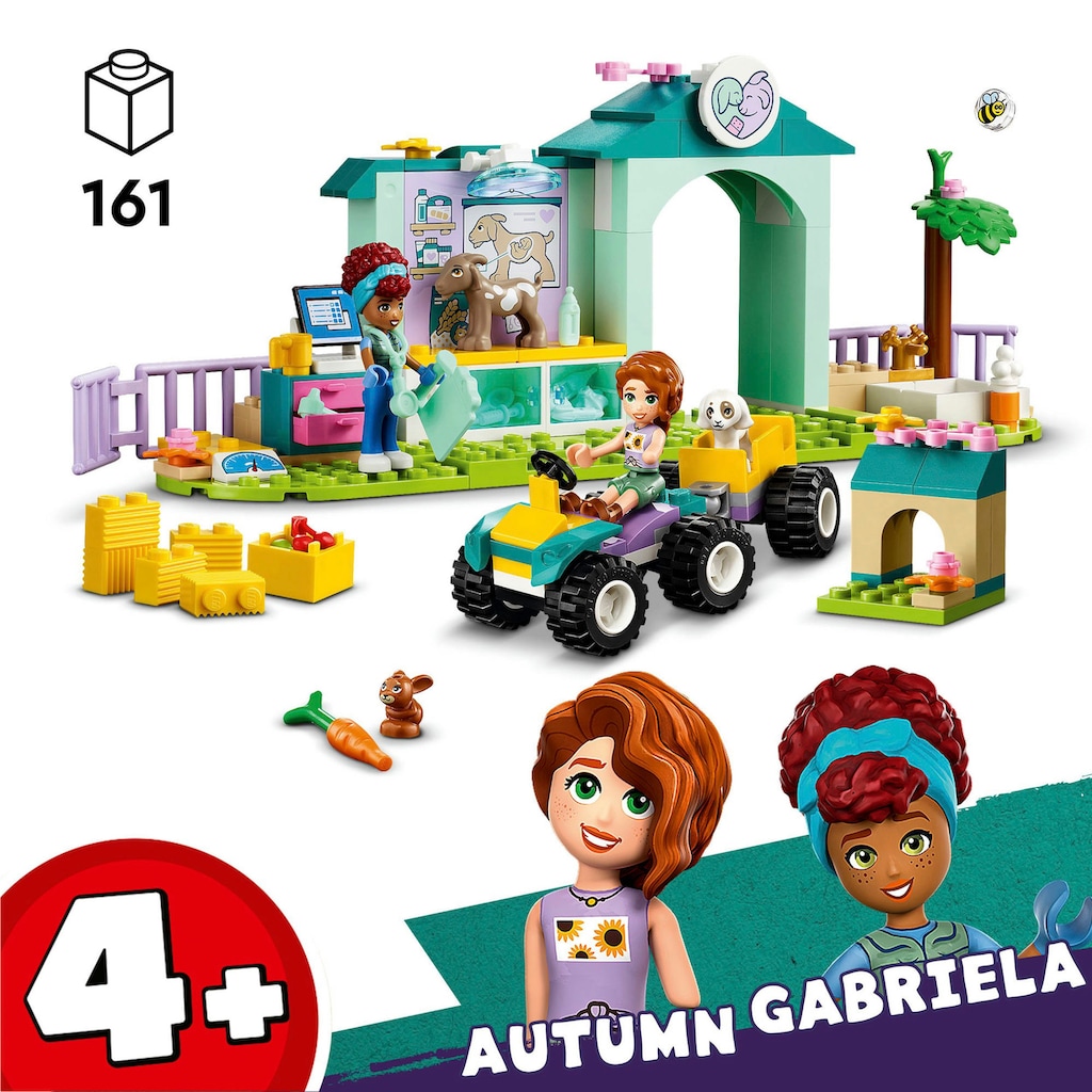 LEGO® Konstruktionsspielsteine »Farmtierklinik (42632), LEGO Friends«, (161 St.)
