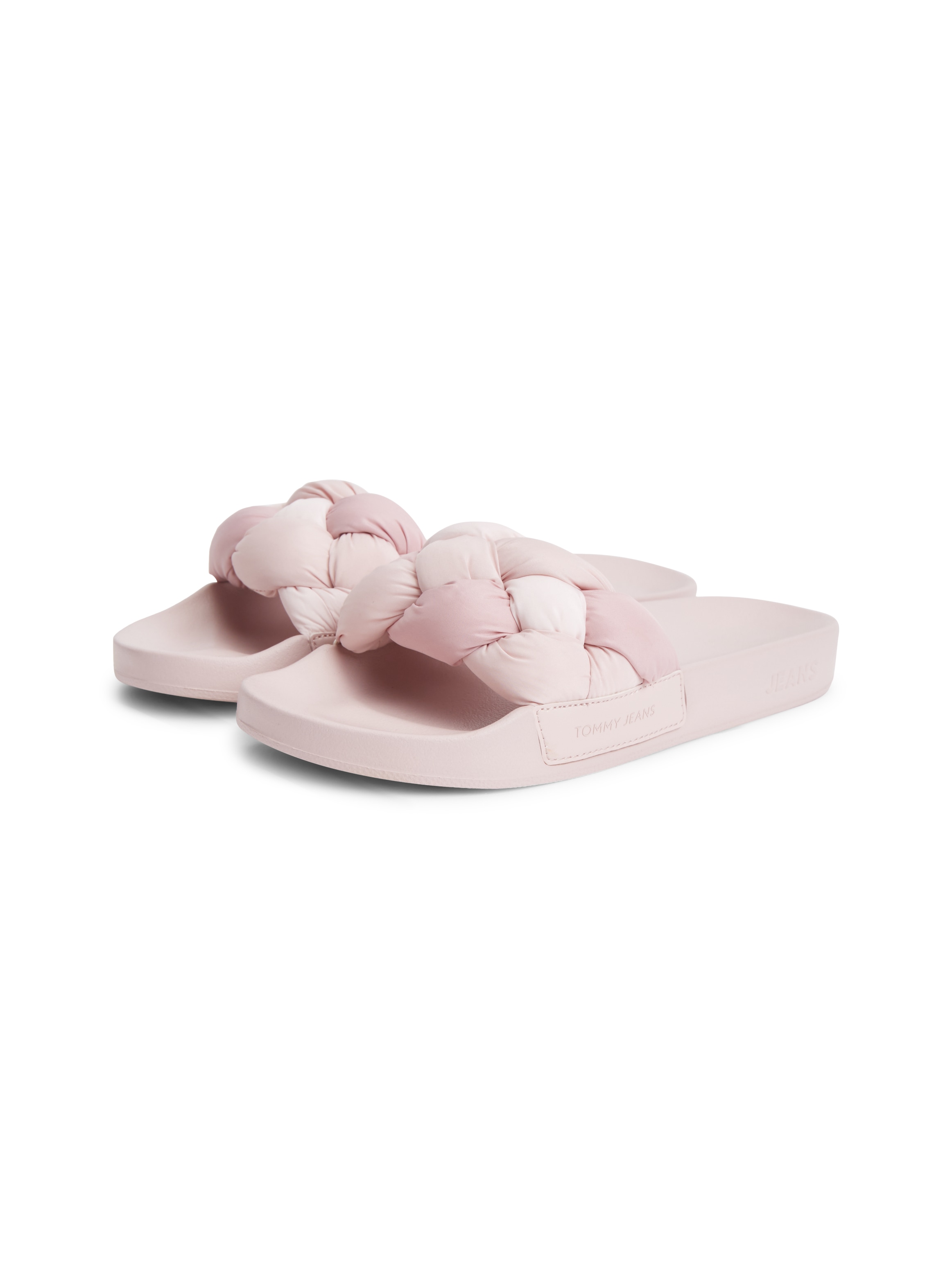 Tommy Jeans Pantolette »TJW BRAIDED SLIDES«  Sommerschuh, Schlupfschuh, Strandschuh mit geflochtener Bandage