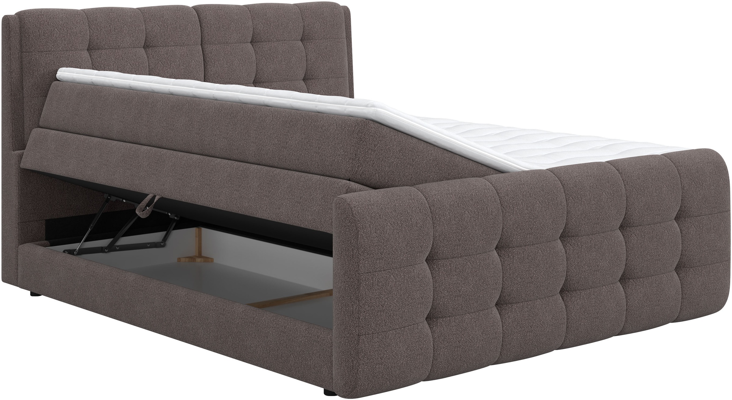 COTTA Boxspringbett »Fort mit Bettkasten, inkl. Topper« erhältlich in verschiedenen Breiten (160cm, 180cm & 200cm)