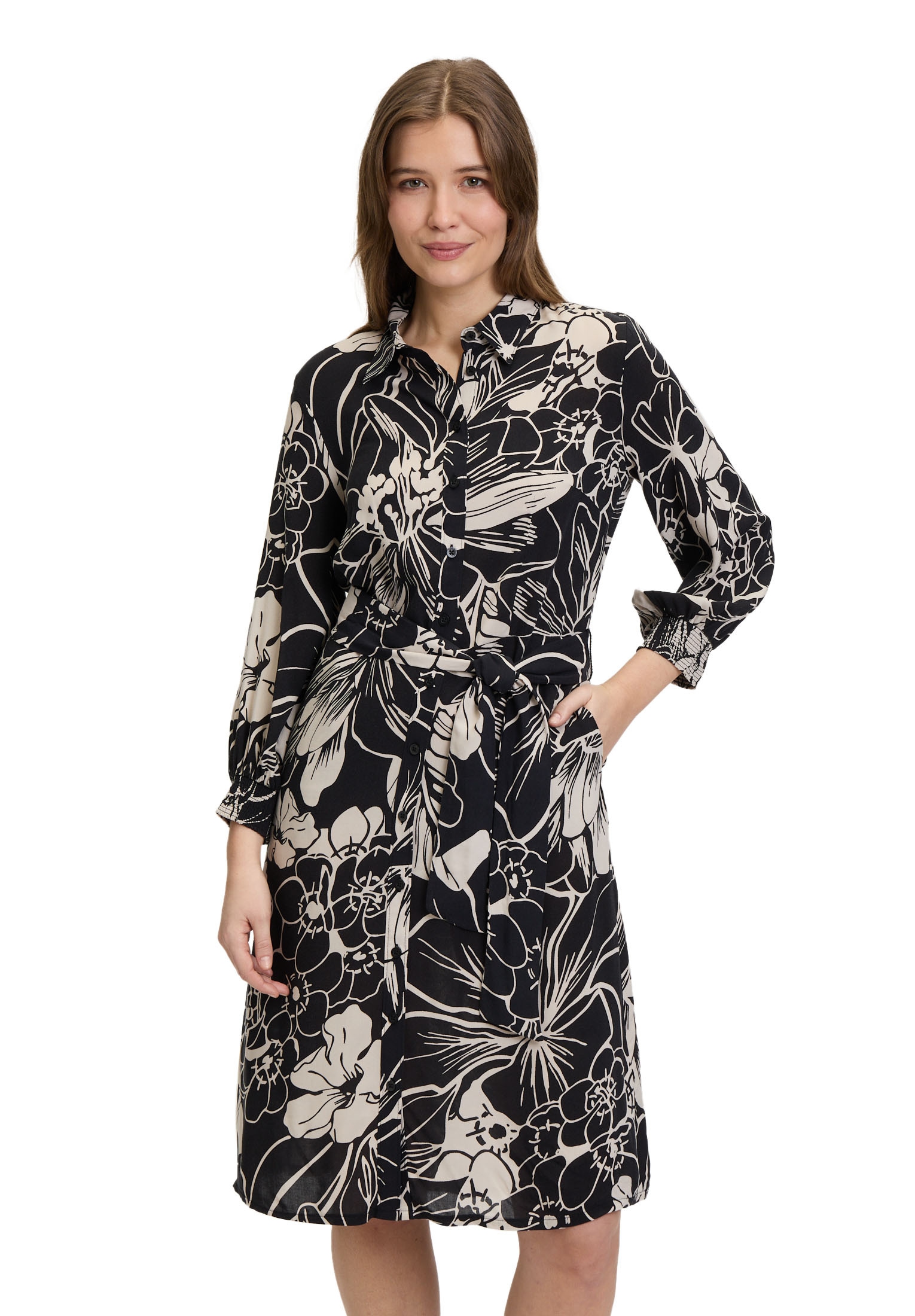 Betty Barclay Hemdblusenkleid »Hemdblusenkleid mit Bindegürtel«