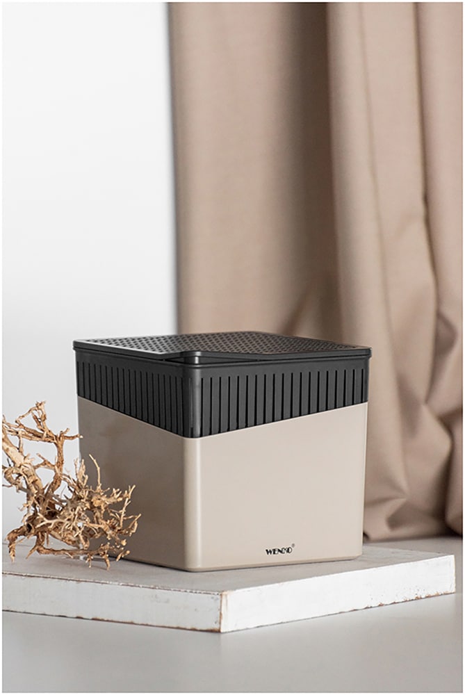 WENKO Raumentfeuchter-Nachfüllpack »Modell Cube« reduziert Luftfeuchtigkeit ohne Strom, für Räume bis 80 m³