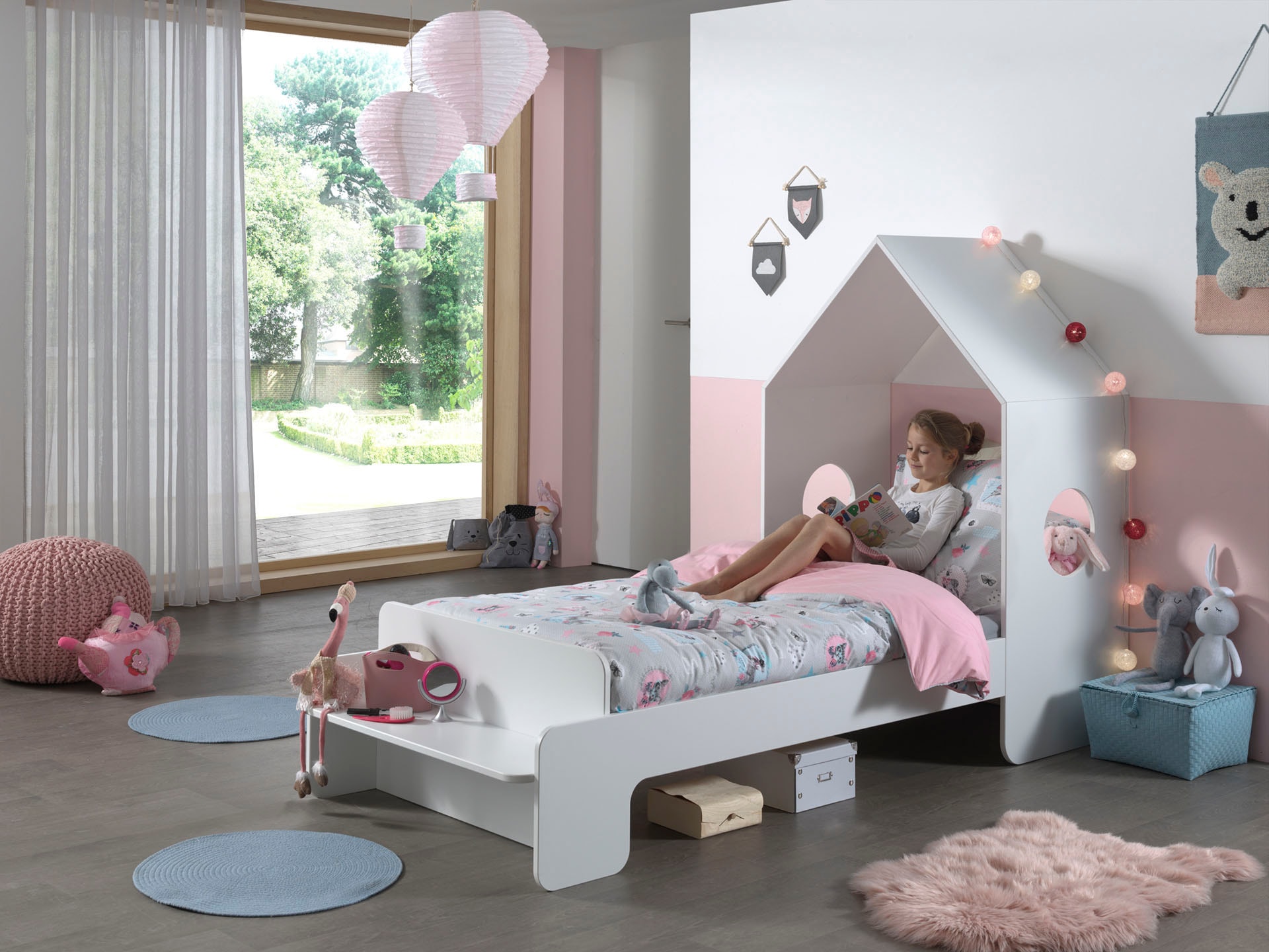 Vipack Kinderbett »Casami«, (Made in Europe), Hausbett