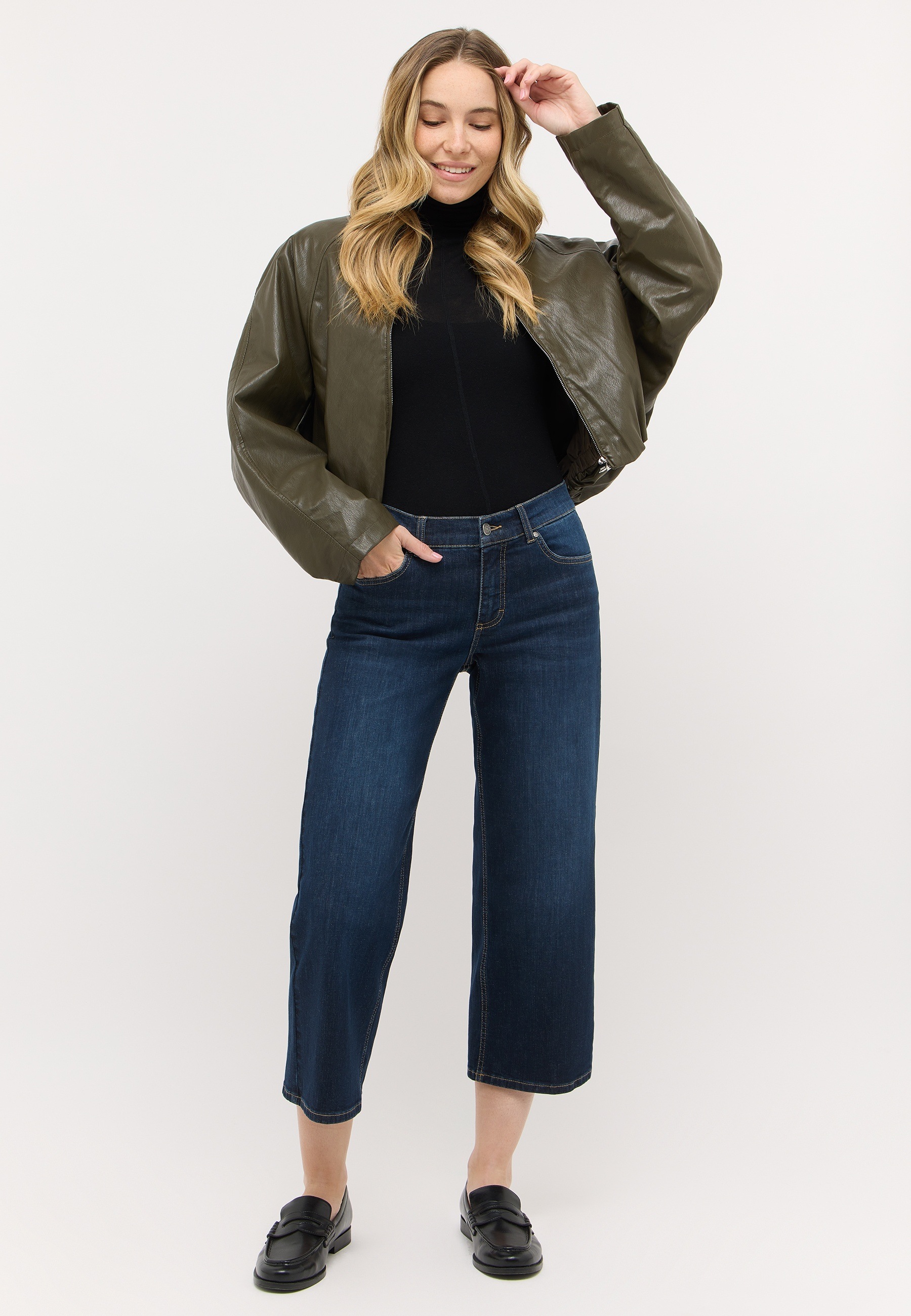 ANGELS 7/8-Jeans »LINN« /Culotte, mit Stretch