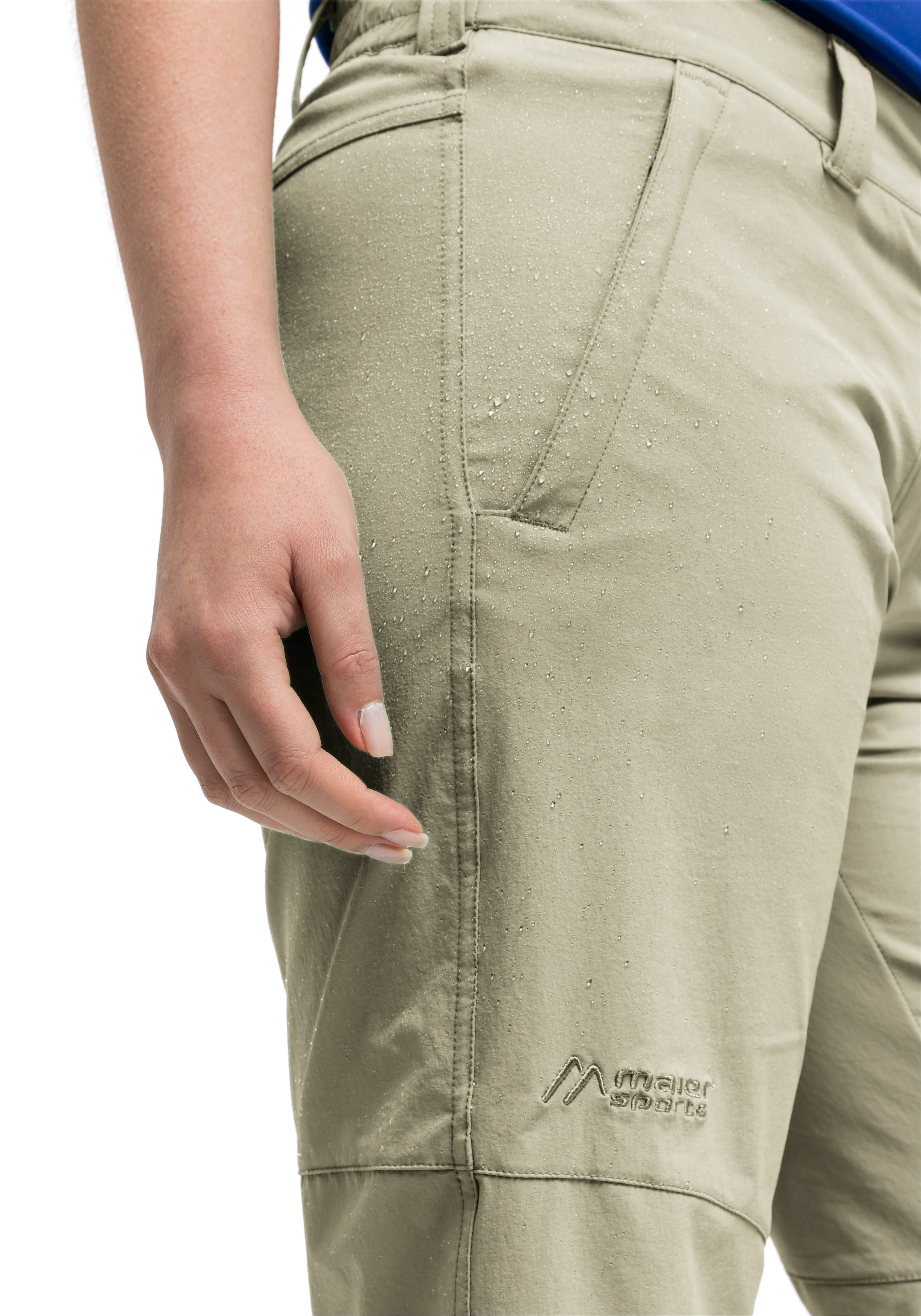 Maier Sports Funktionsshorts »Lawa«, Damen Shorts, kurze Wanderhose, Outdoorhose mit 2 Taschen, Regular Fit