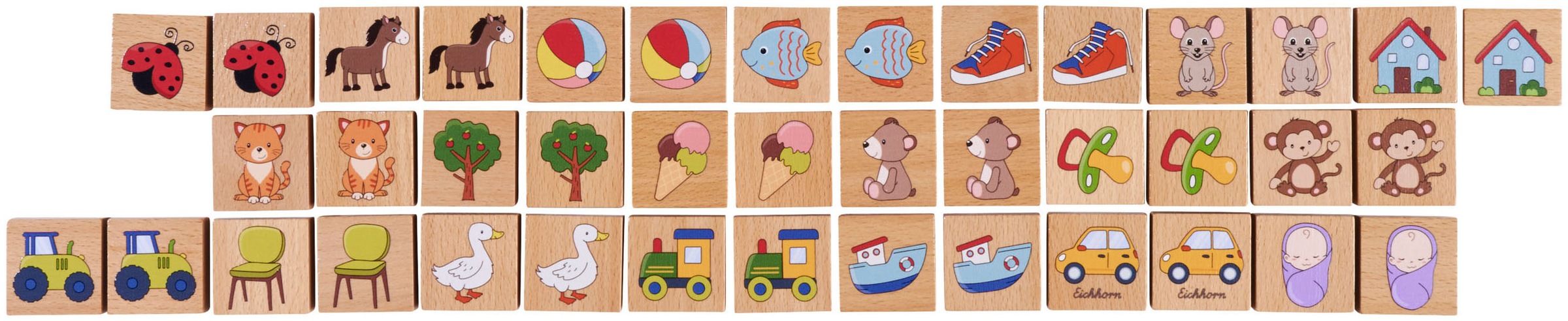 Eichhorn Spiel »Memo Spiel aus Holz«