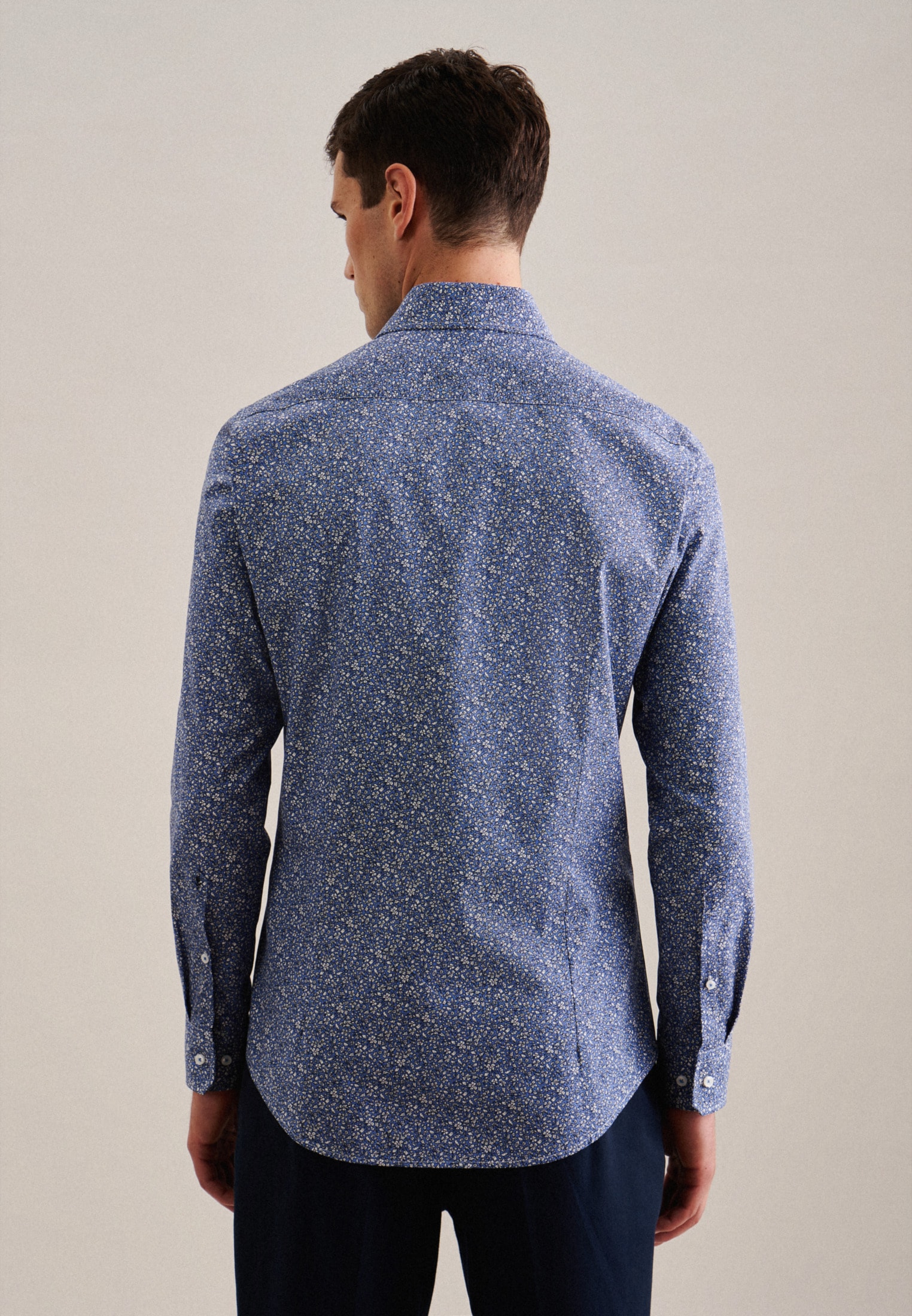 seidensticker Businesshemd »Slim«, Slim Langarm Kentkragen Floral
