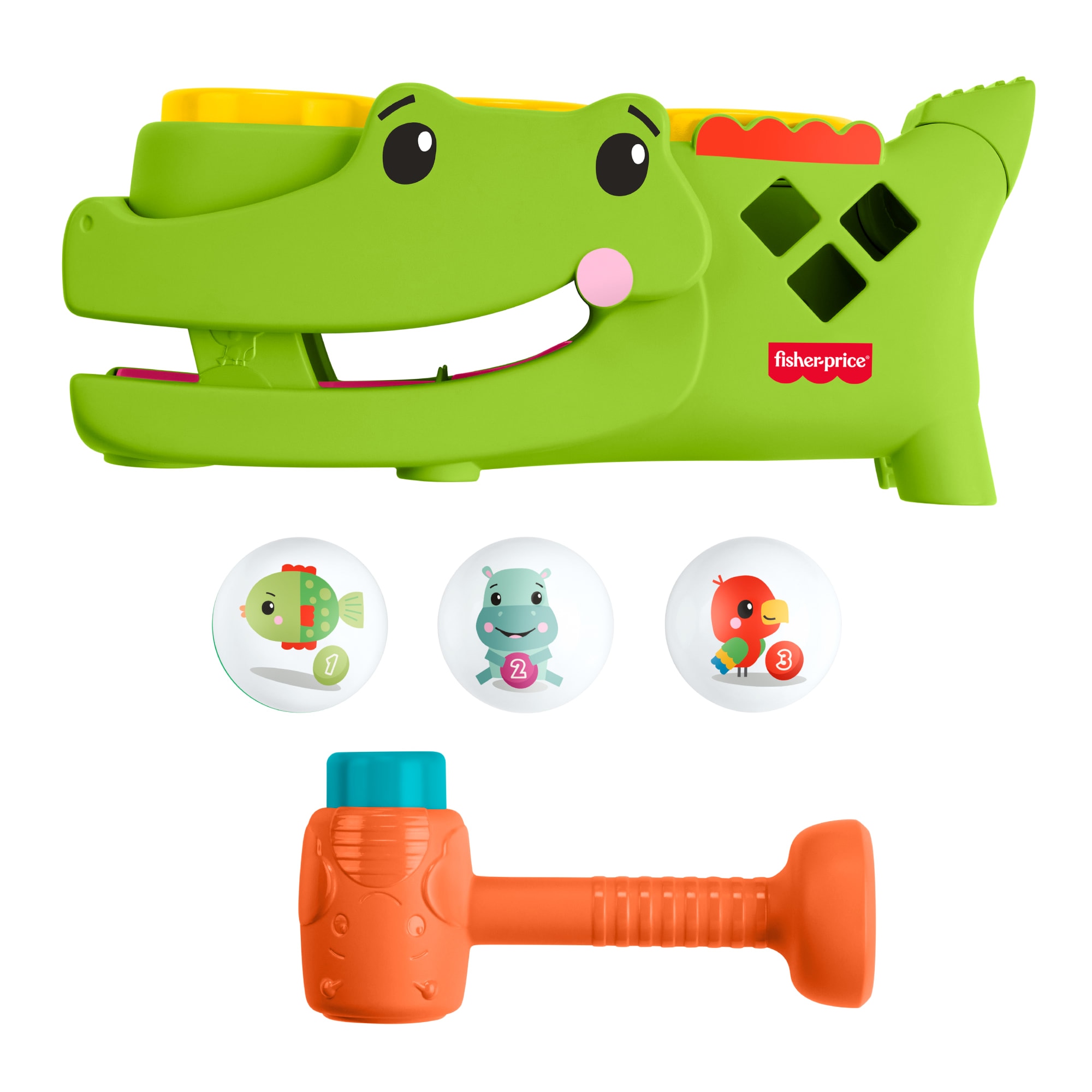 Fisher-Price® Klopfbank »Sitz- und Klopf-Rolligator«