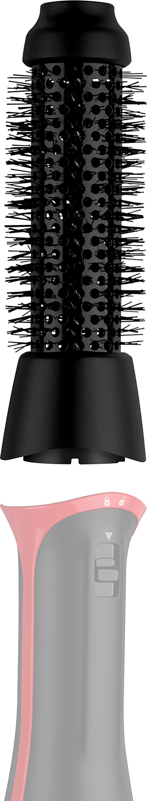 Revlon Rundbürste »ONE-STEP RUNDBÜRSTENAUFSATZ, RVDR5325«, für Warmluftbürste Volumiser RVDR5298E und Multi Styler RVDR5333