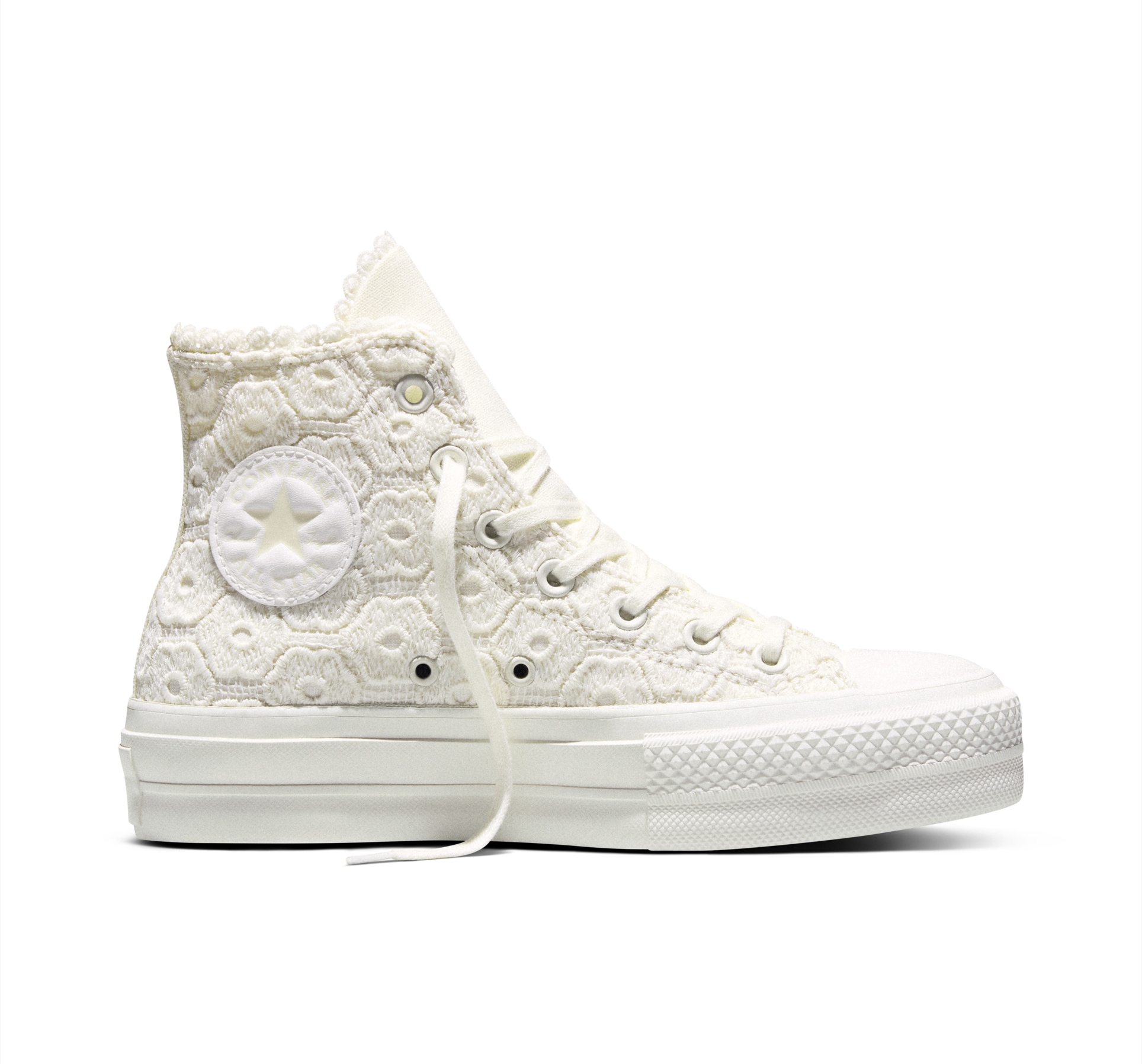 Converse Sneaker »CHUCK TAYLOR ALL STAR LIFT PLATFORM CROCHET«  für sportlichen Look im Alltag, mit Gummilaufsohle, sportlicher Stil