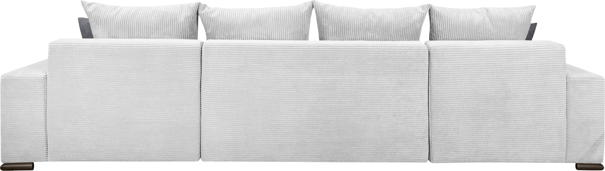 COLLECTION AB Wohnlandschaft »Josy XL U-Form, B: 313 cm in Cord, Cord-Mix« mit Bettfunktion, Bettkasten & 2 Zierkissen, Federkern