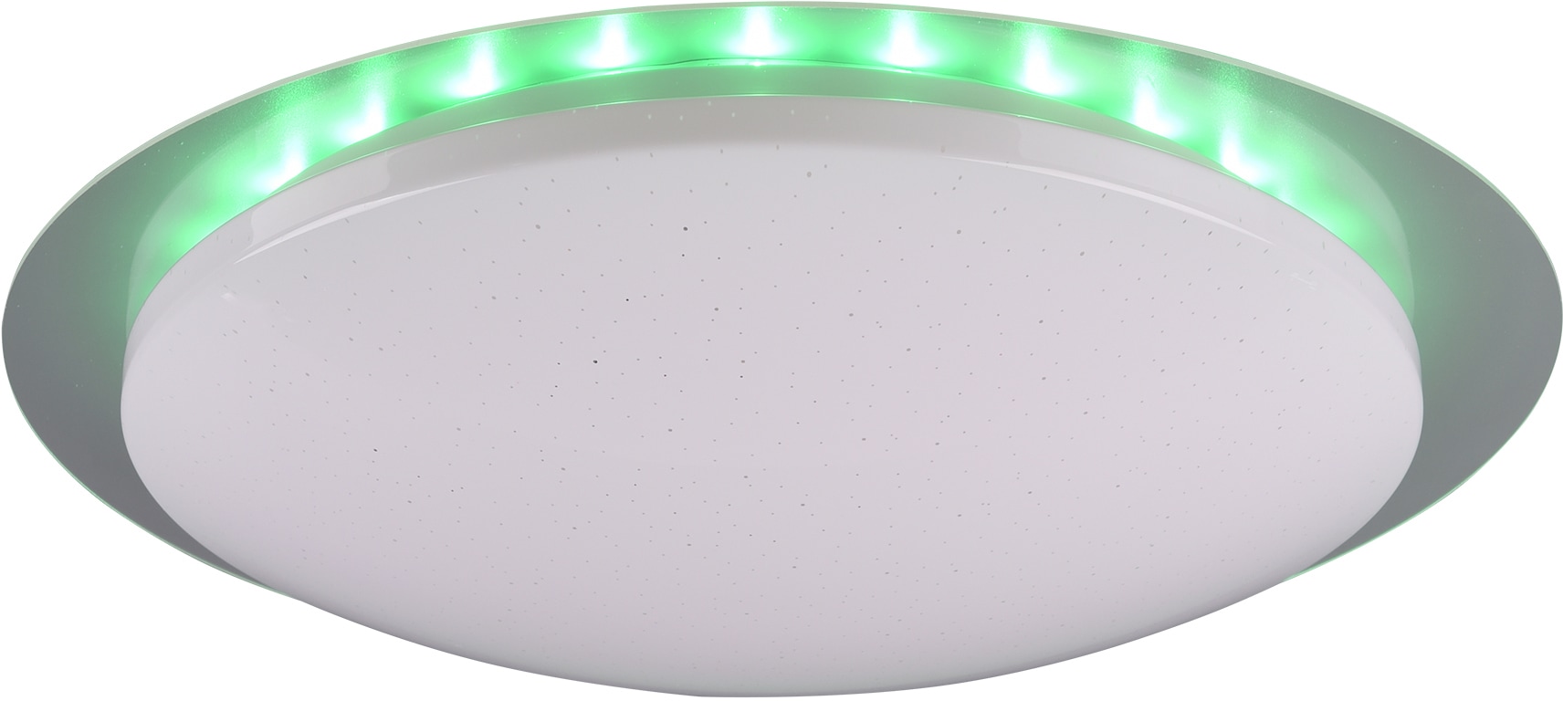 TRIO Leuchten LED Deckenleuchte »Joleen«, 1 flammig-flammig, Ø 48 cm mit  RGB Backlight, Starlight-Effekt, inkl. Fernbed., Dimmer online kaufen | mit  3 Jahren XXL Garantie