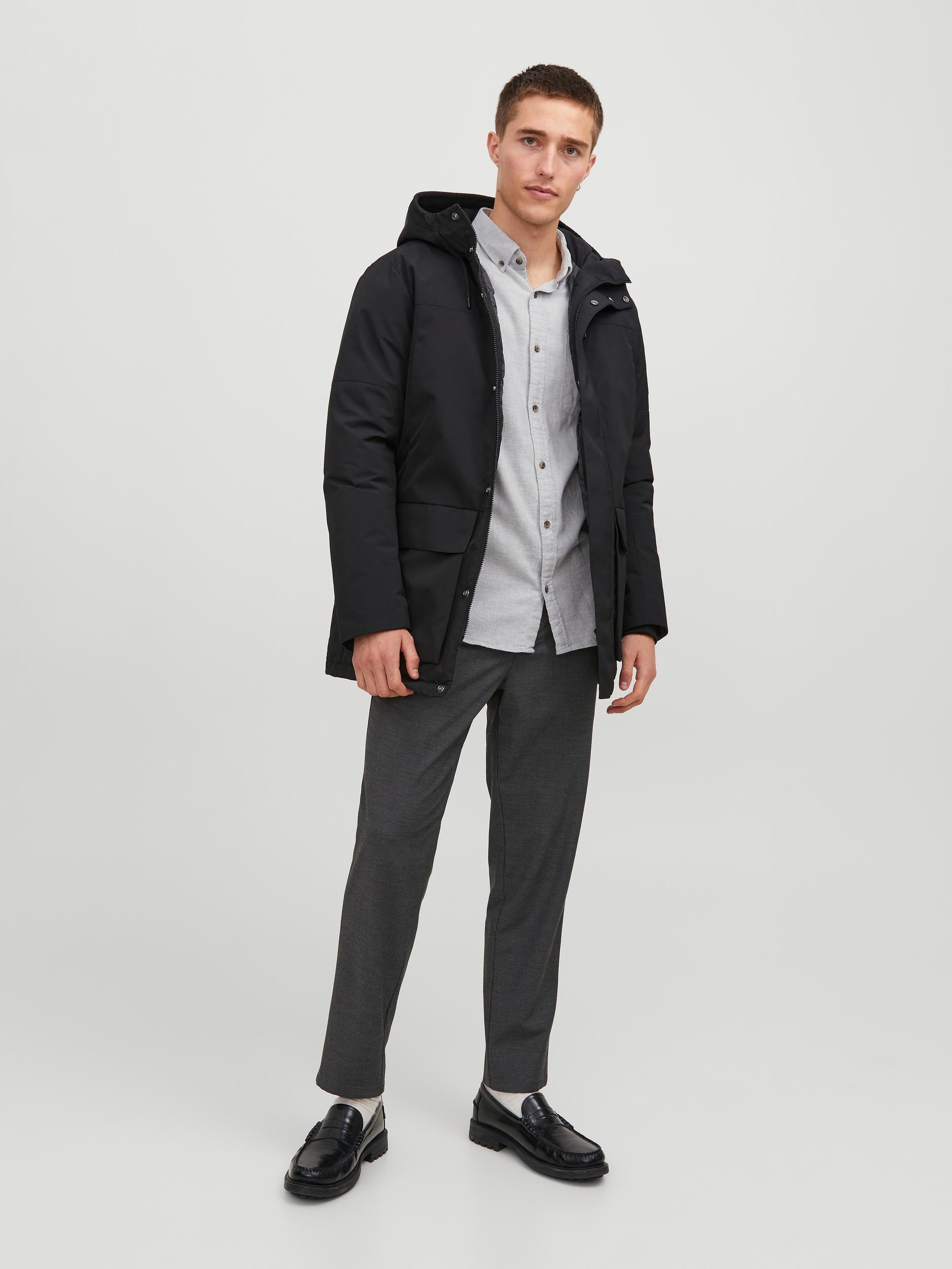 Jack & Jones Langarmhemd »JJECLASSIC MELANGE SHIRT LS SN«
