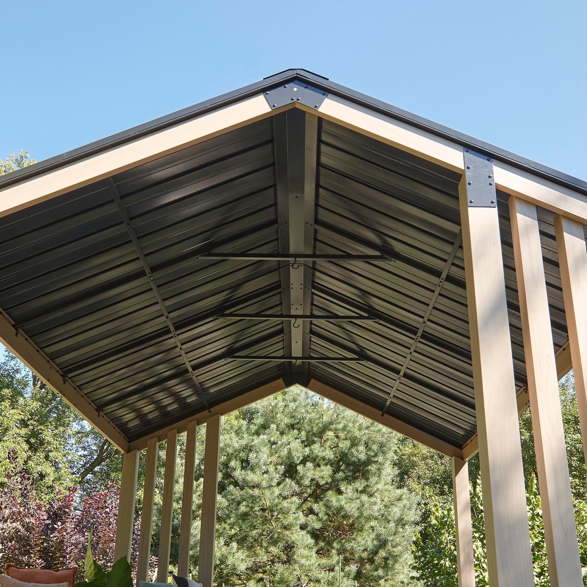 Sojag Pavillon »Lito 1012 Natur« Massive Konstruktion aus Aluminium
