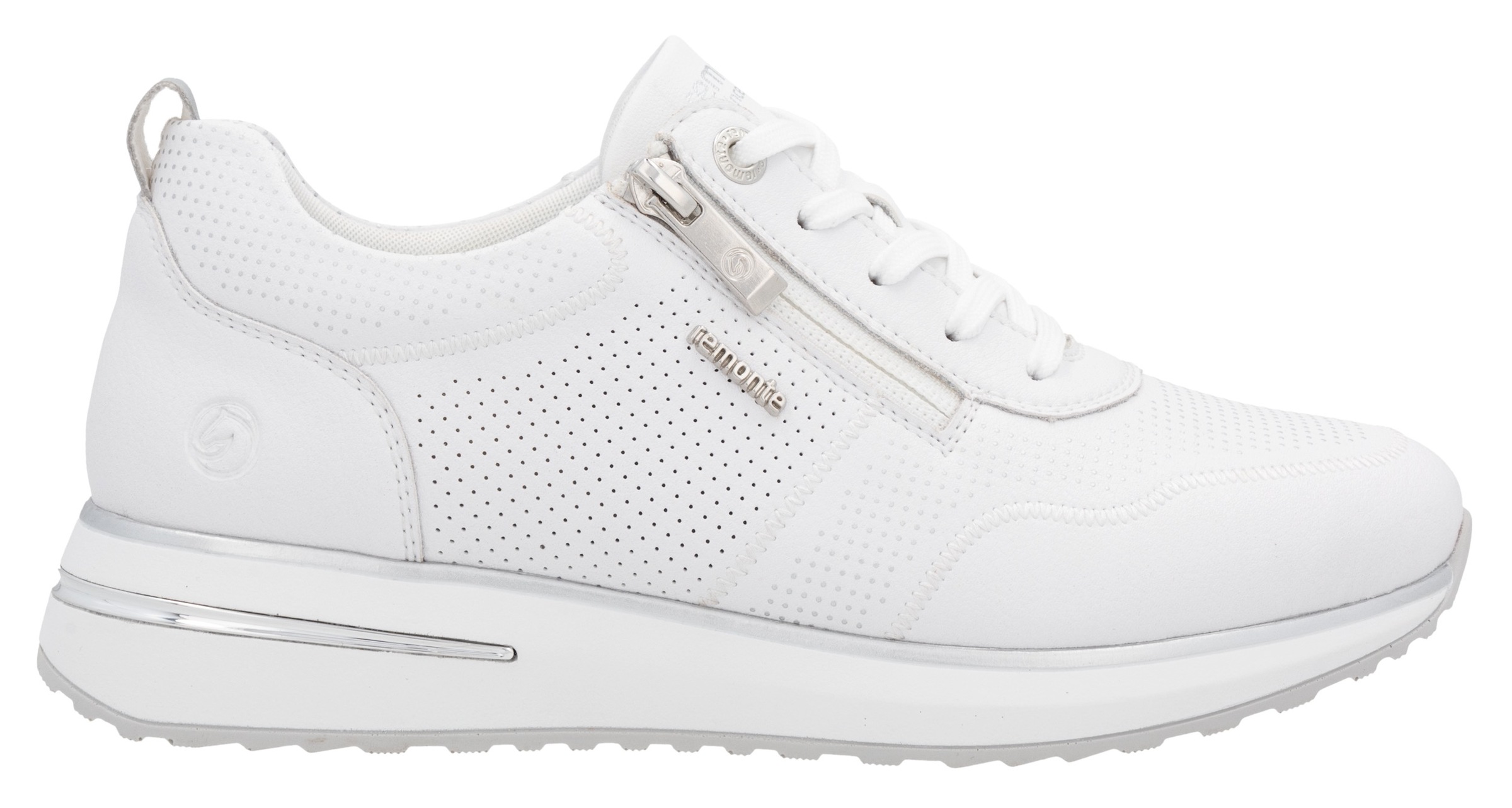 Remonte Keilsneaker, Freizeitschuh, Halbschuh, Schnürerschuh mit gepolstertem Schaftrand