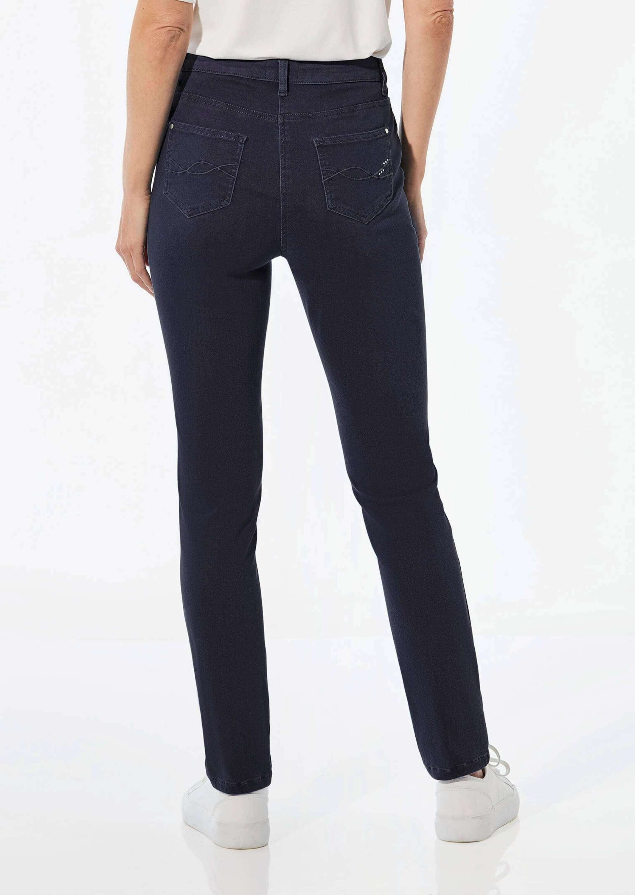 GOLDNER Regular-fit-Jeans »Lange Freizeithose BELLA mit Formbund«