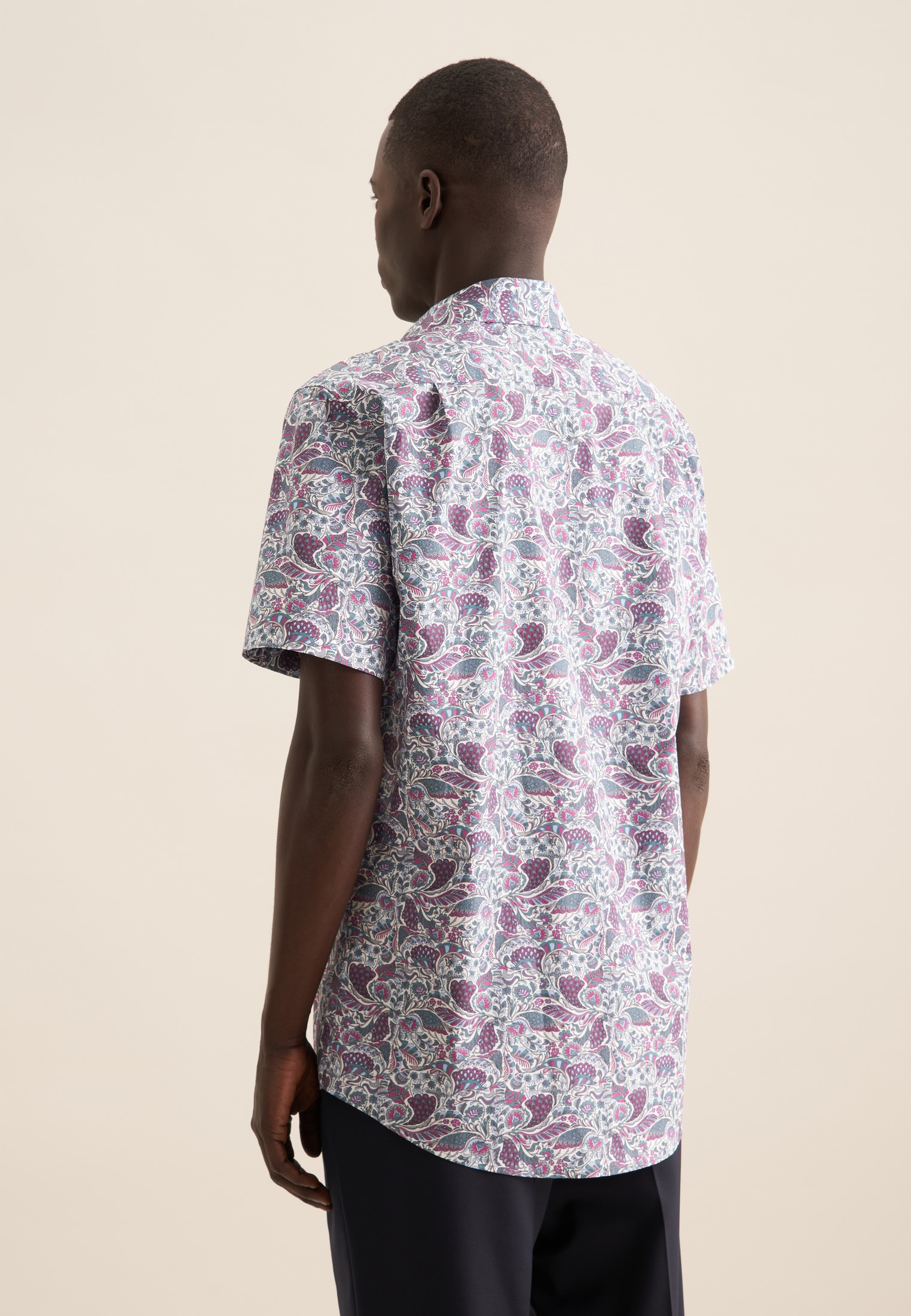 seidensticker Businesshemd »Regular« Regular 1/2 Kentkragen Druck