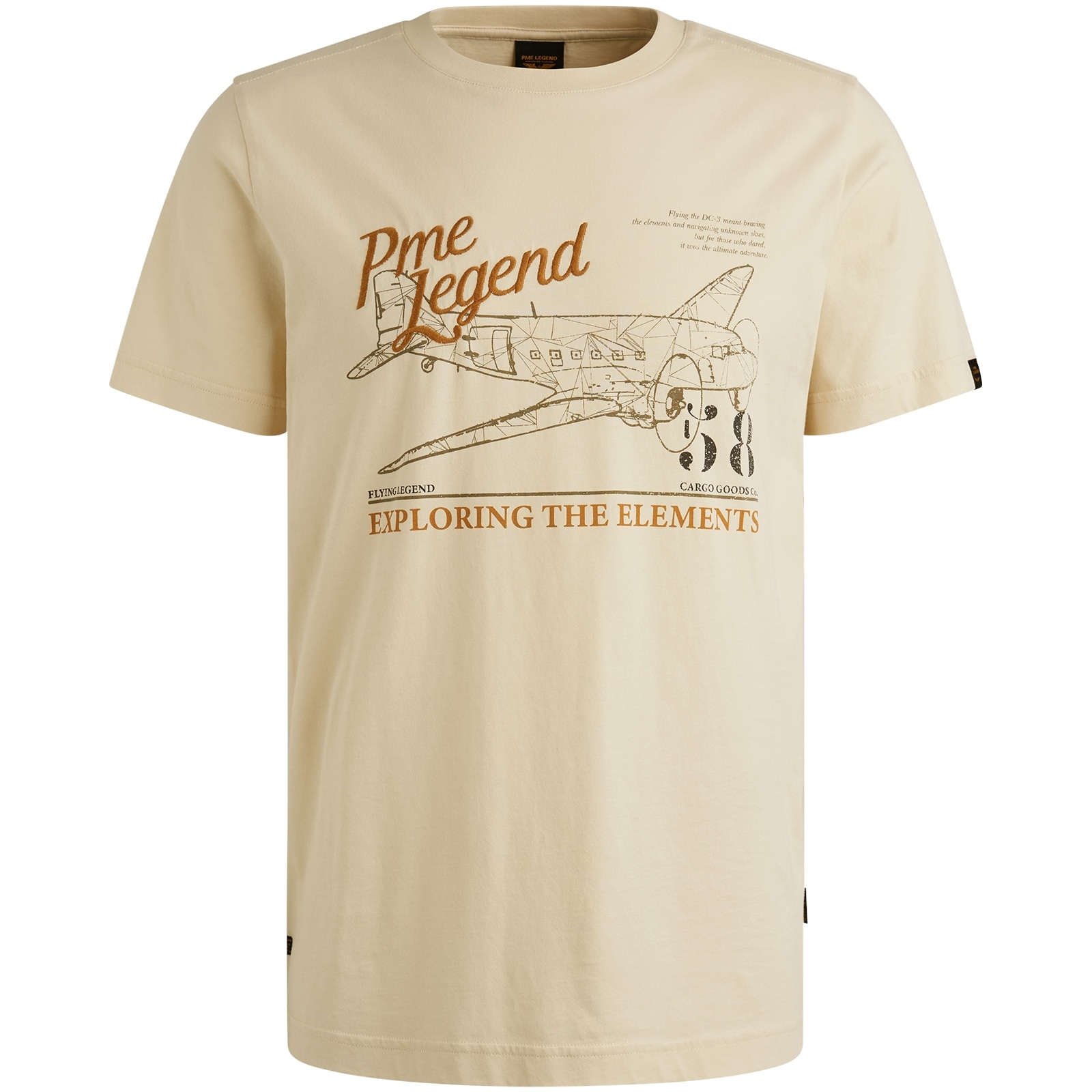 PME LEGEND T-Shirt mit Logo-Stickerei und Print