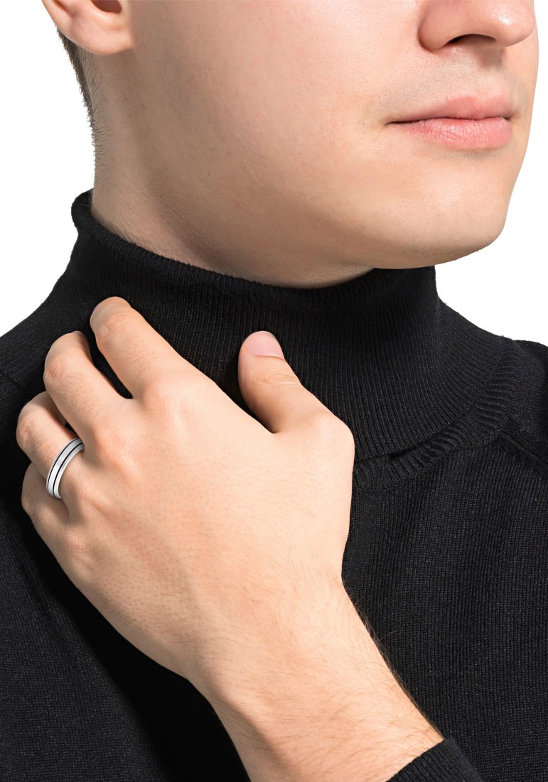Amor Fingerring »Black Stripes, 9619061-78-85-92-9721184«