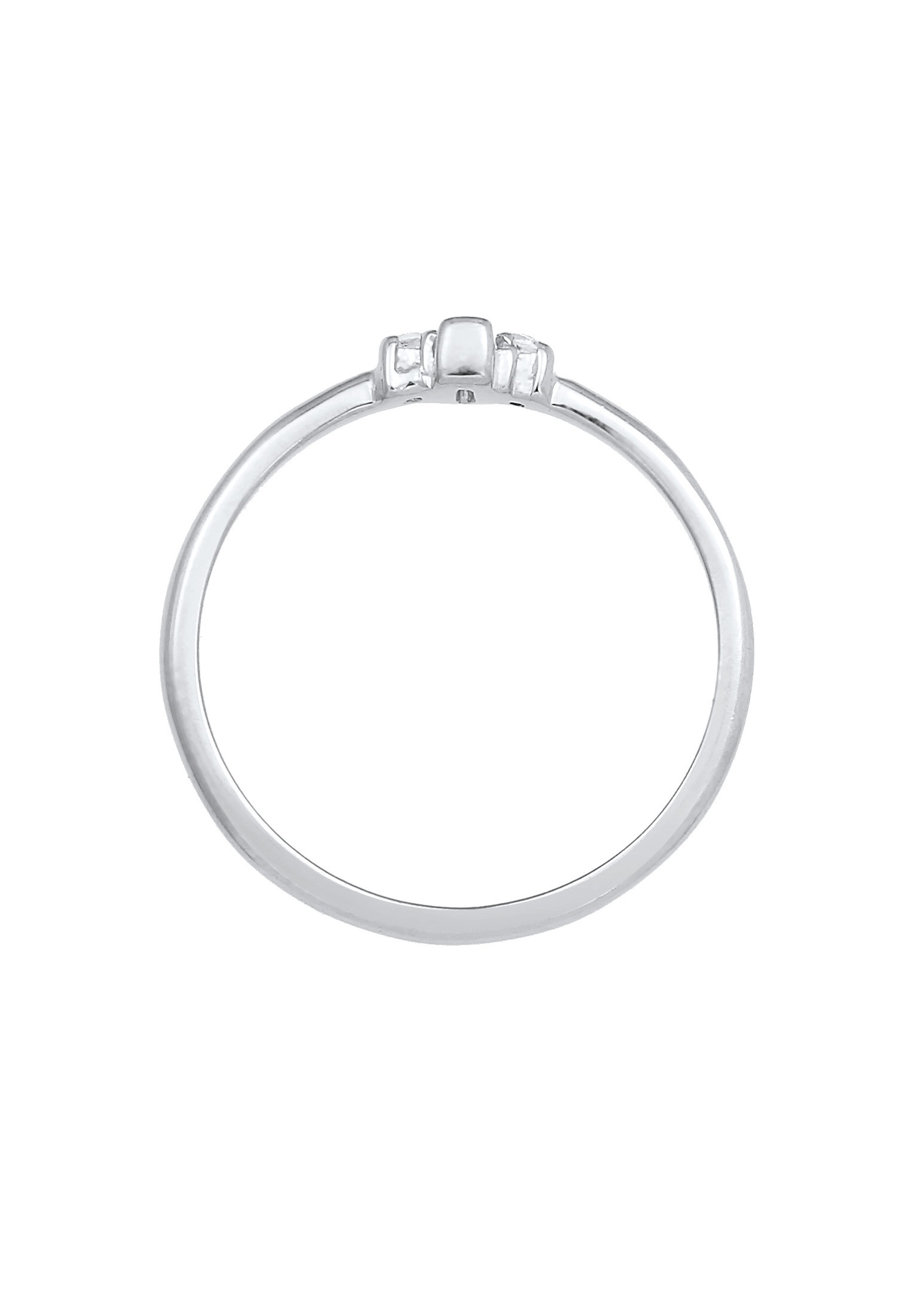 Elli Premium Verlobungsring »Ring Topas Edelstein Rechteck Verlobung 925 Silber«