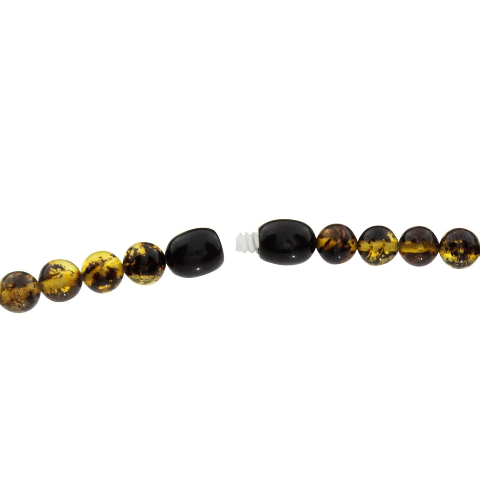 OSTSEE-SCHMUCK Kette ohne Anhänger »- Kugel 5 mm - Bernstein -,«