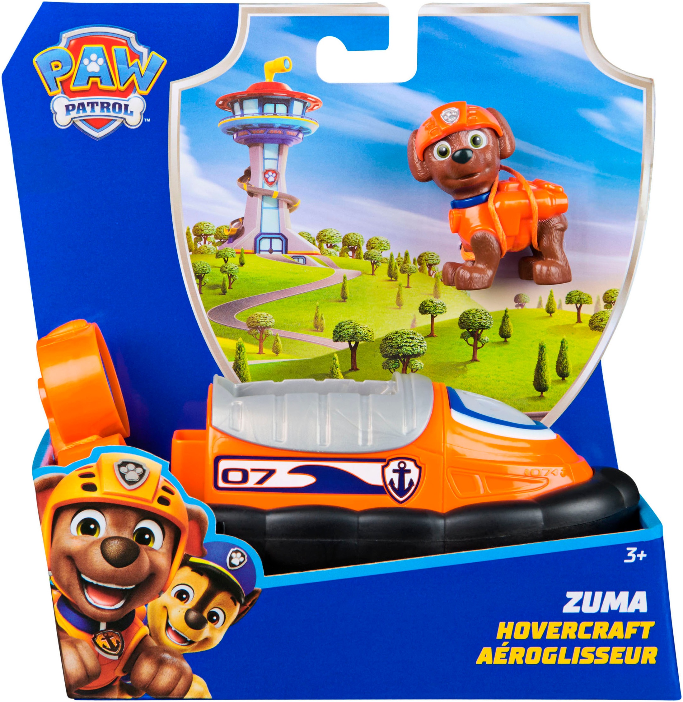 Spin Master Spielzeug-Auto »PAW Patrol, Sust. Basic Vehicle Zuma«, zum Teil aus recycelten Material