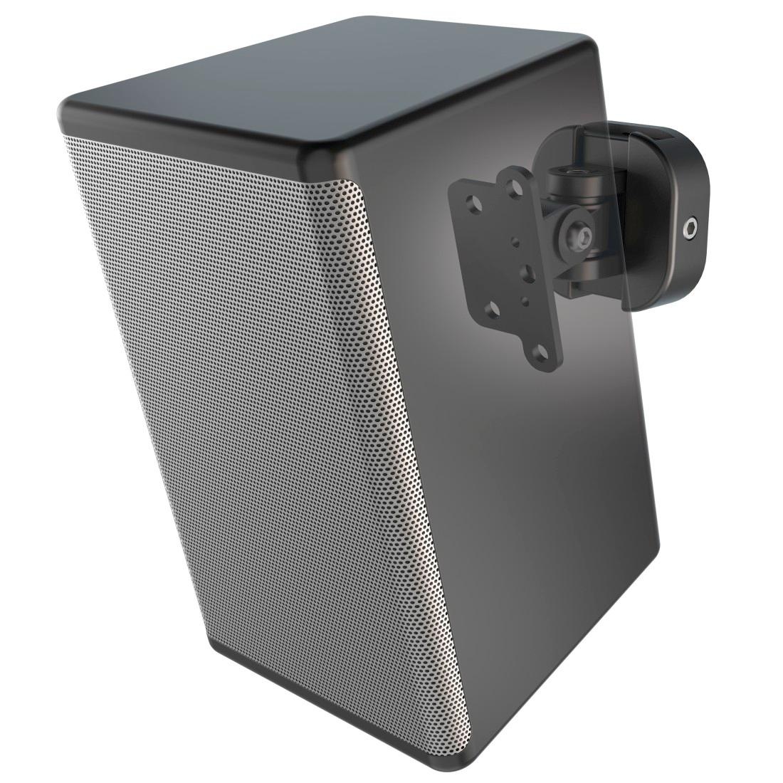 Hama Lautsprecher-Wandhalterung »Wandhalterung für Wireless Lautsprecher, voll beweglich, Schwarz«, - Neigung +/-: 85 / 85 °
- Schwenkbereich: 130 °