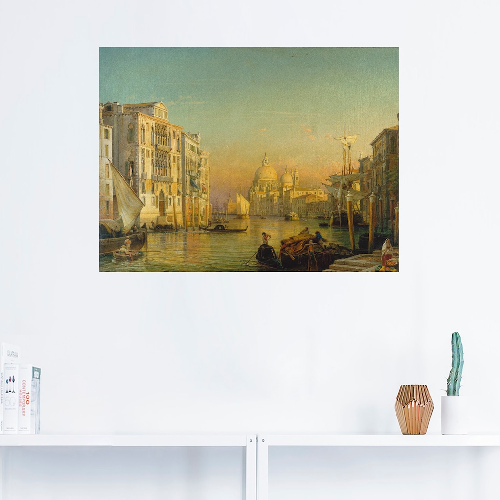 Artland Wandfolie »Canale Grande in Venedig.«, Italien, (1 St.)