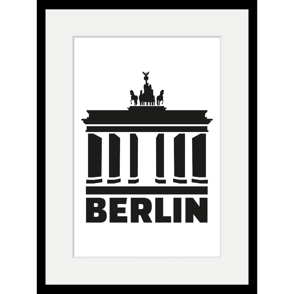 queence Bild »Berlin Brandenburger Tor«, Städte, (1 St.)