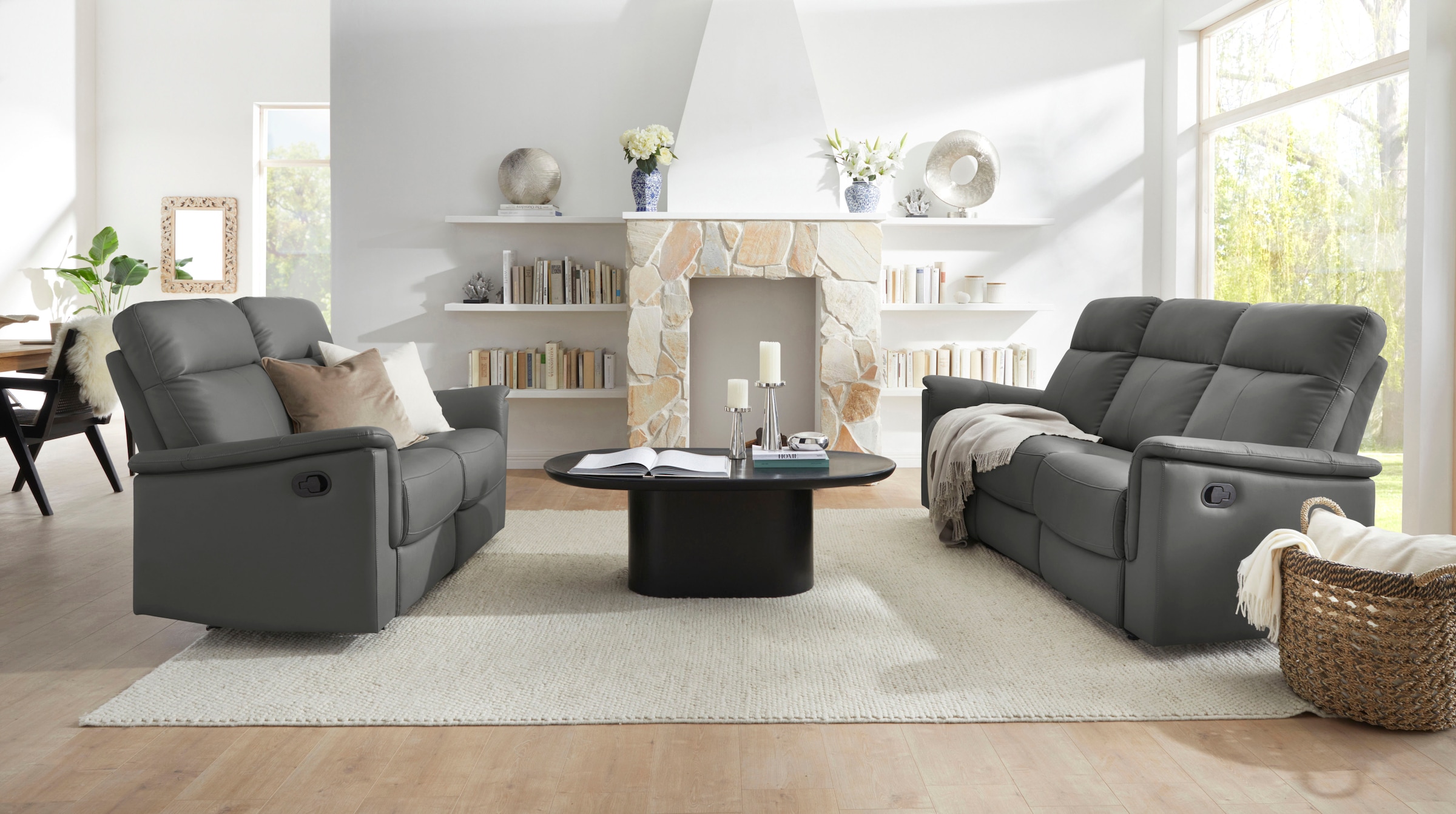 Home affaire 3-Sitzer »Southbrook«, mit manueller und elektrischer Relaxfunktion