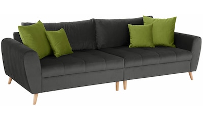 Home affaire Big-Sofa »Penelope«, feine Steppung, lose Kissen, skandinavisches Design kaufen