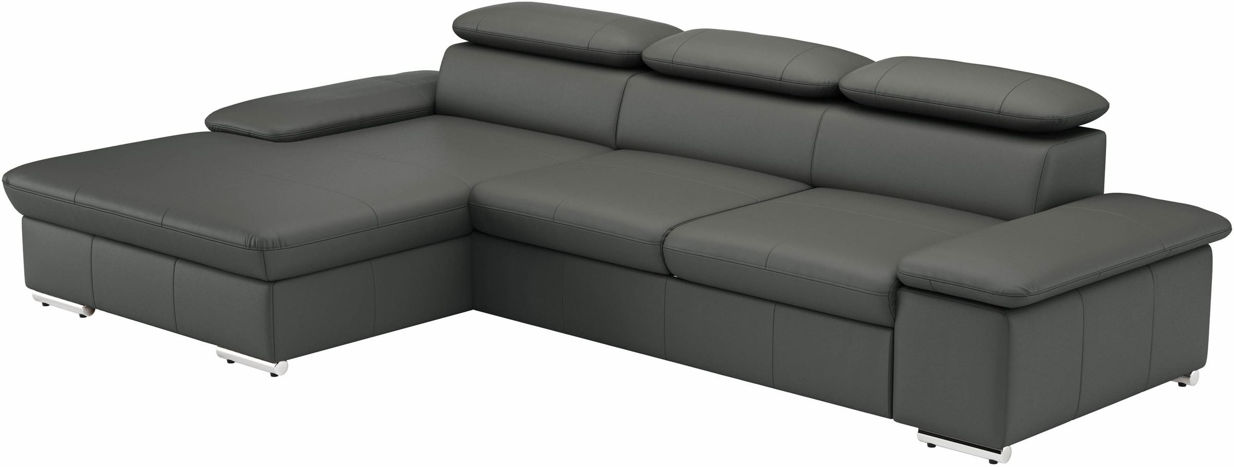 sit&more Ecksofa »Valantine L-Form«, inkl. Kopf- und Armteilverstellung, wahlweise mit Bettfunktion