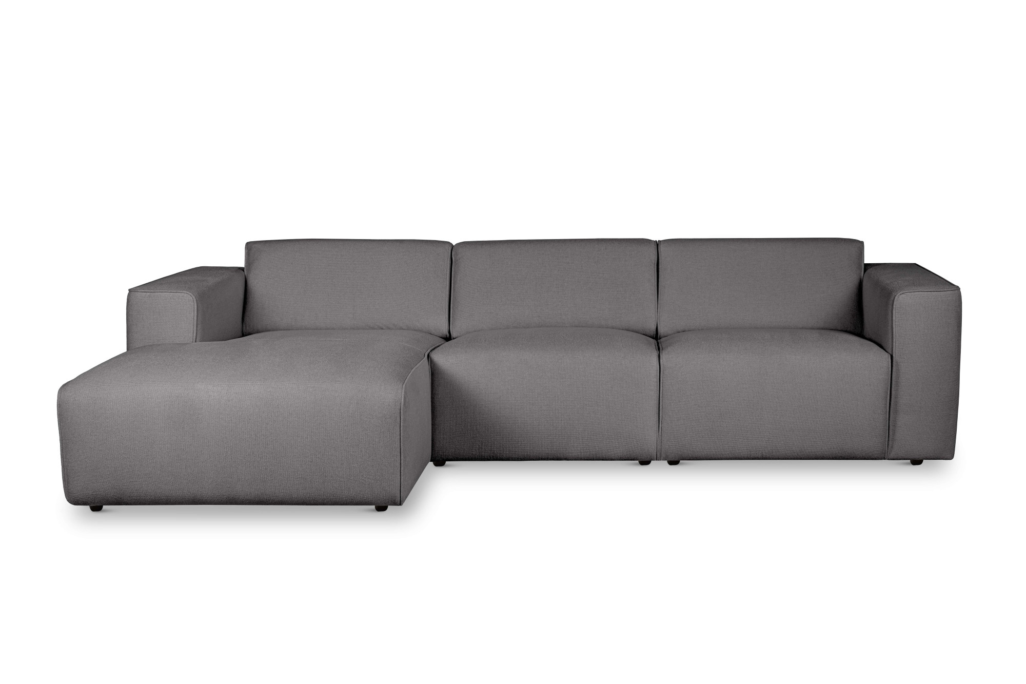andas Ecksofa »Noord«, L-Form, mit Kedernaht, Breite 281 cm, Cord, Struktur, Webstoff