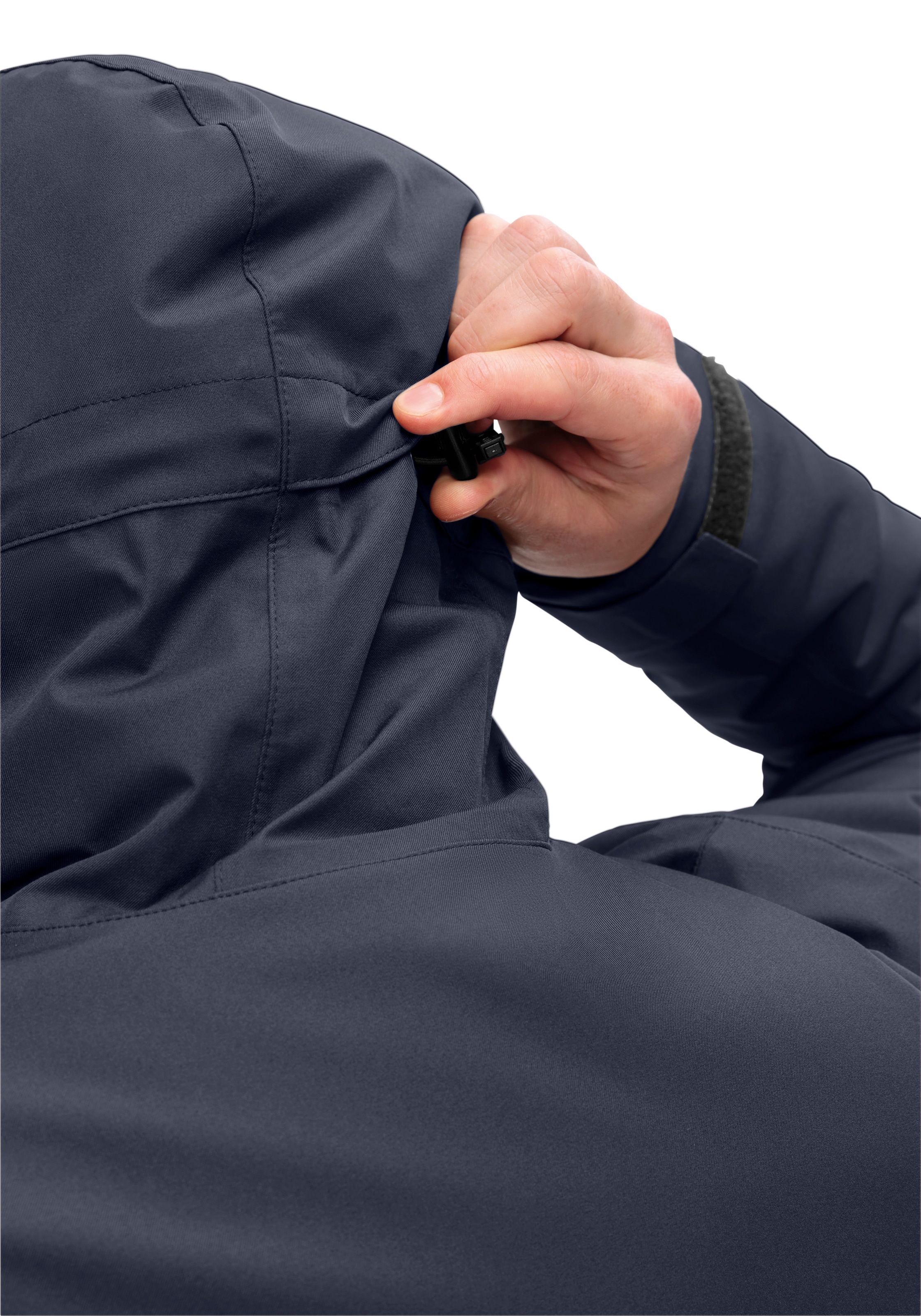 Maier Sports Winterjacke »Peyor long« warme Herren Regenjacke, wattierter Parka, wasserdicht + atmungsaktiv
