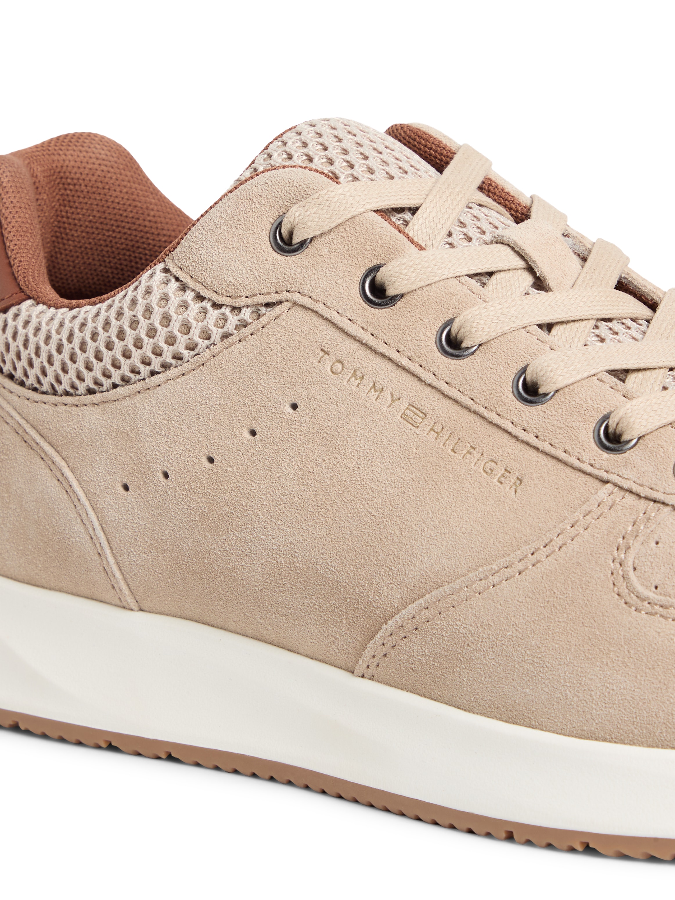 Tommy Hilfiger Sneaker »NEWPORT MIX«  Freizeitschuh, Schnürer, Halbschuh mit Mesh-EInsatz