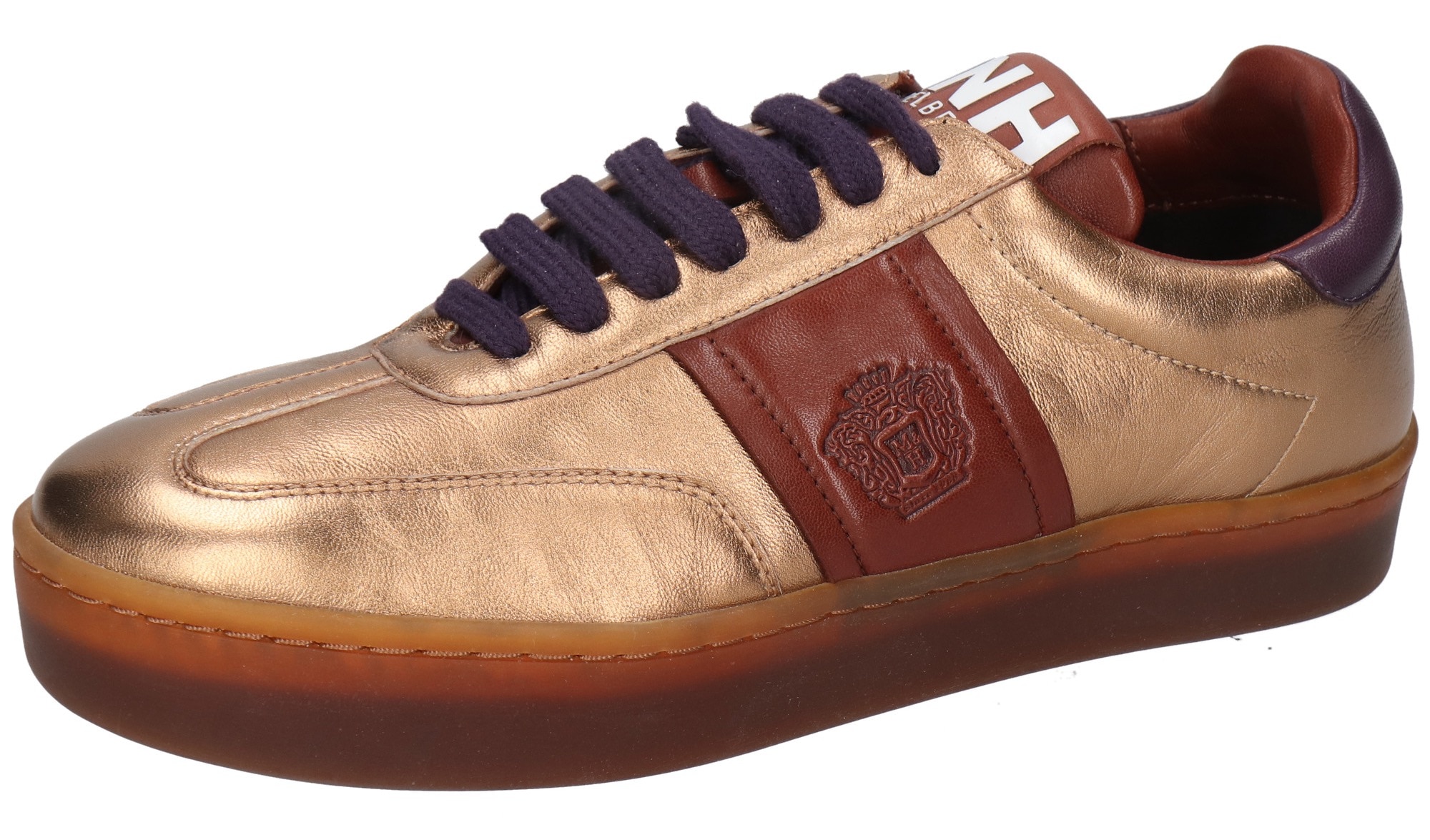 Melvin & Hamilton Sneaker »Amira 1«, Retro Sneaker, Schnürschuh, Court Sneaker mit Metallic Effect