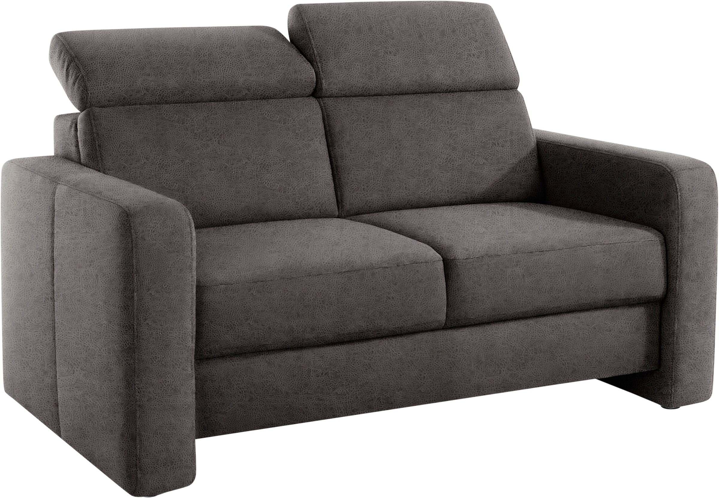 sit&more 2-Sitzer »Bologna« inklusive Kopfteilverstellung und Federkern