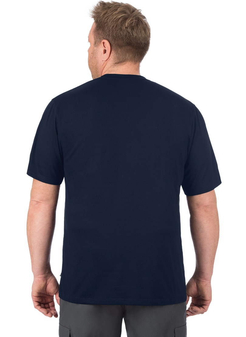 Trigema T-Shirt »TRIGEMA T-Shirt DELUXE Baumwolle«, (1 tlg.)