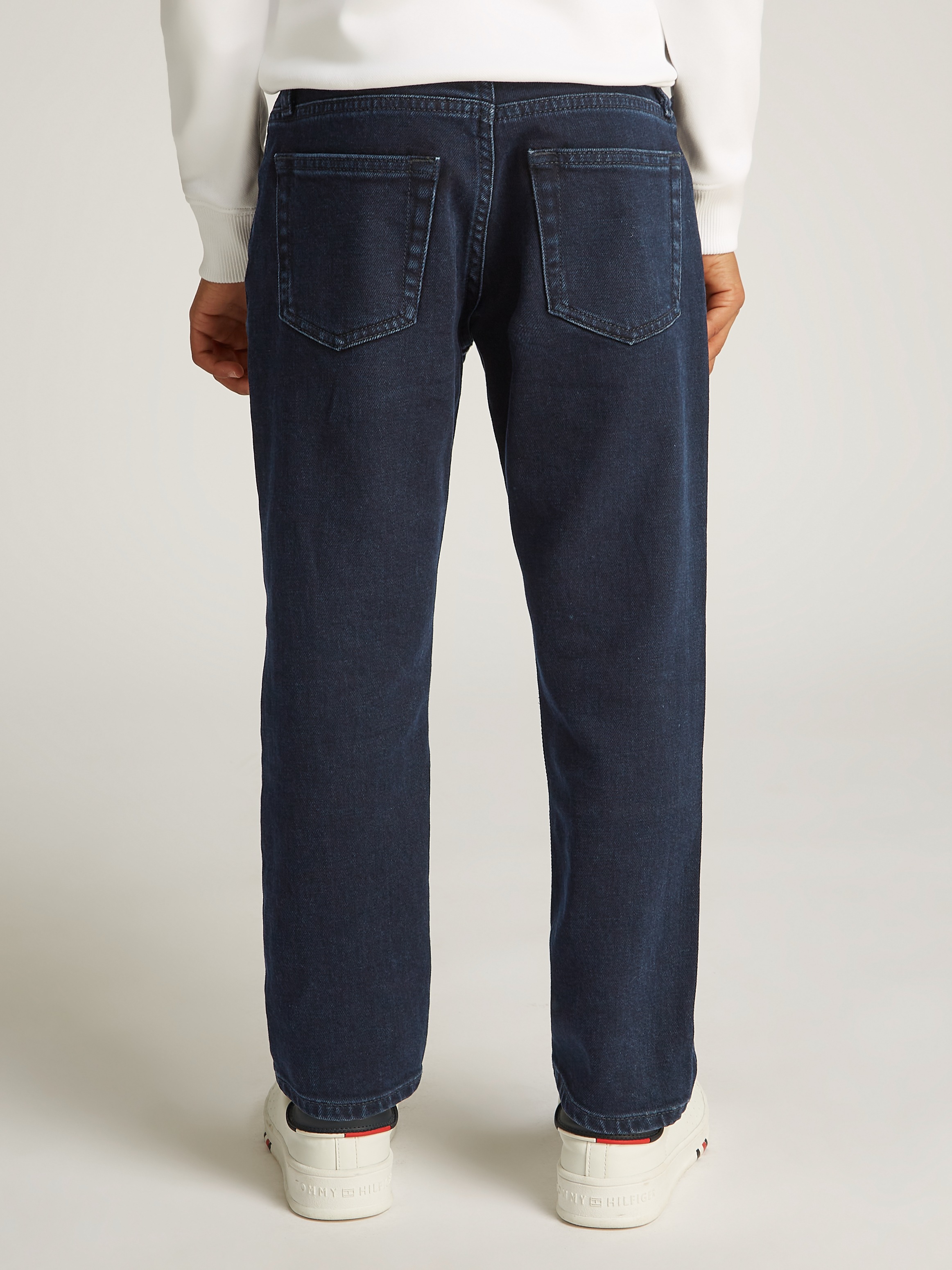 Calvin Klein Jeans Dad-Jeans »BLUE OD BLACK DAD CF«, für Kinder bis 16 Jahre mit Lederpatch