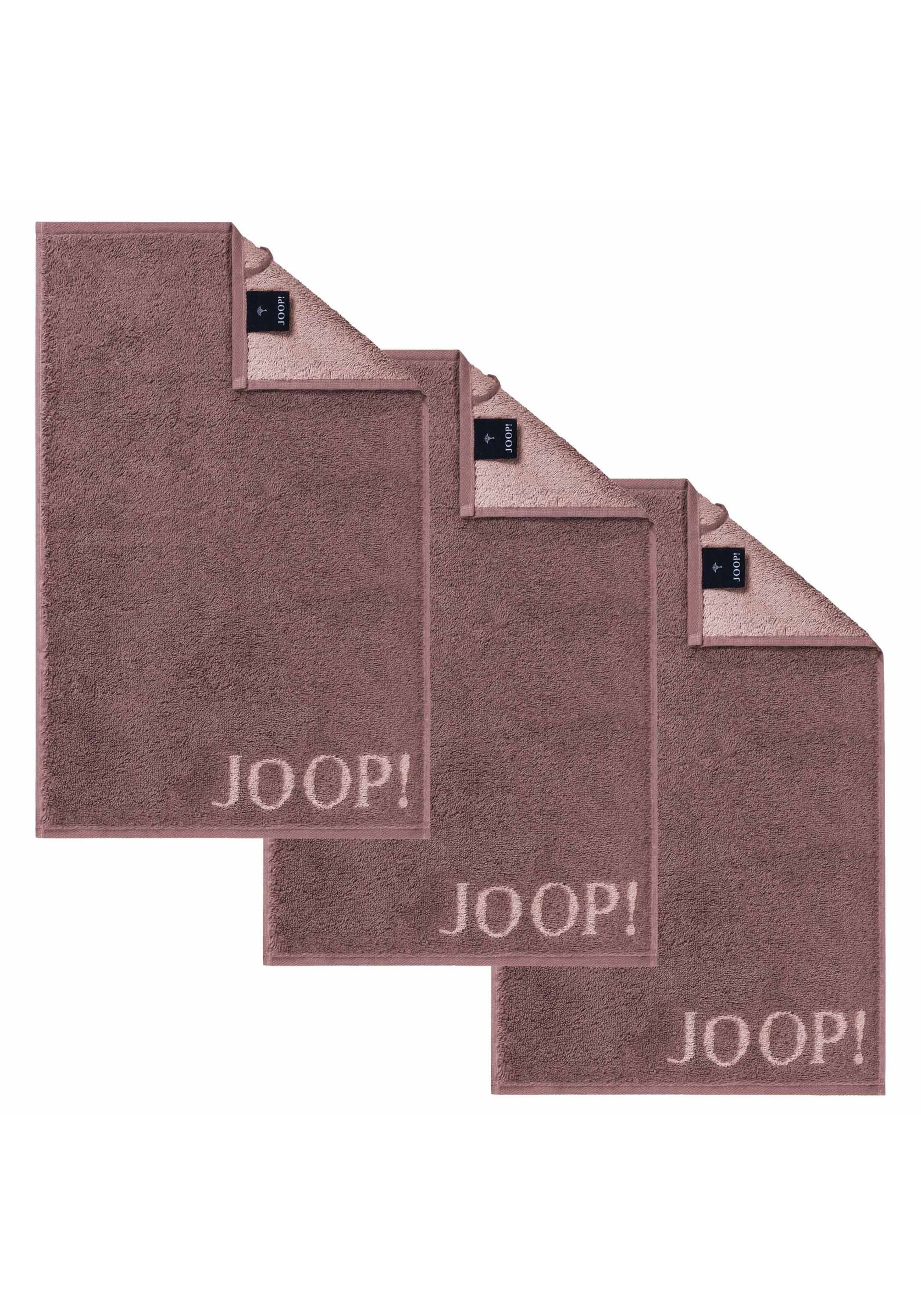 JOOP! Gästehandtuch »Gästetuch J! Joop! Contour 3er Pack«