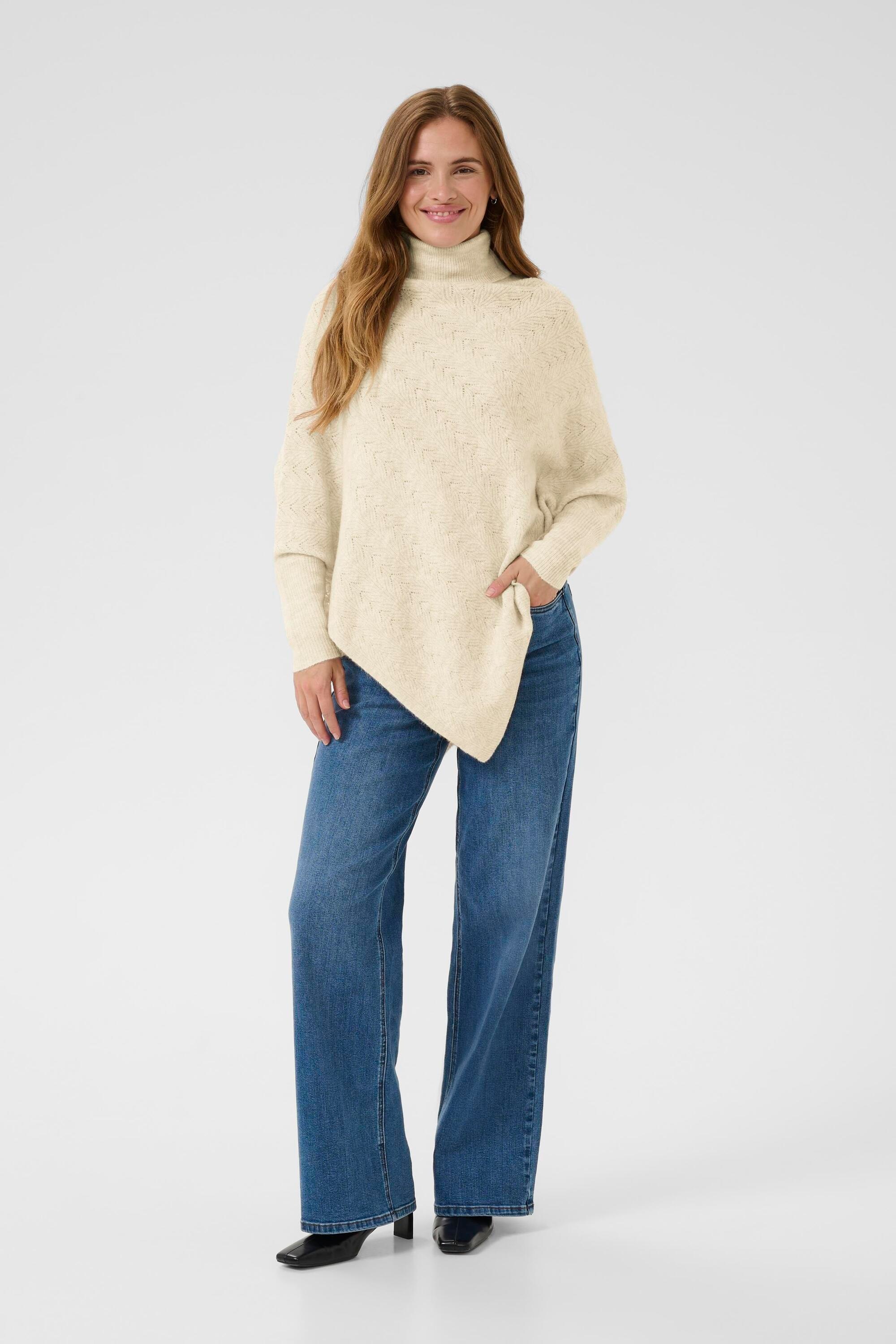 KAFFE Strickponcho »Poncho KAjennie«