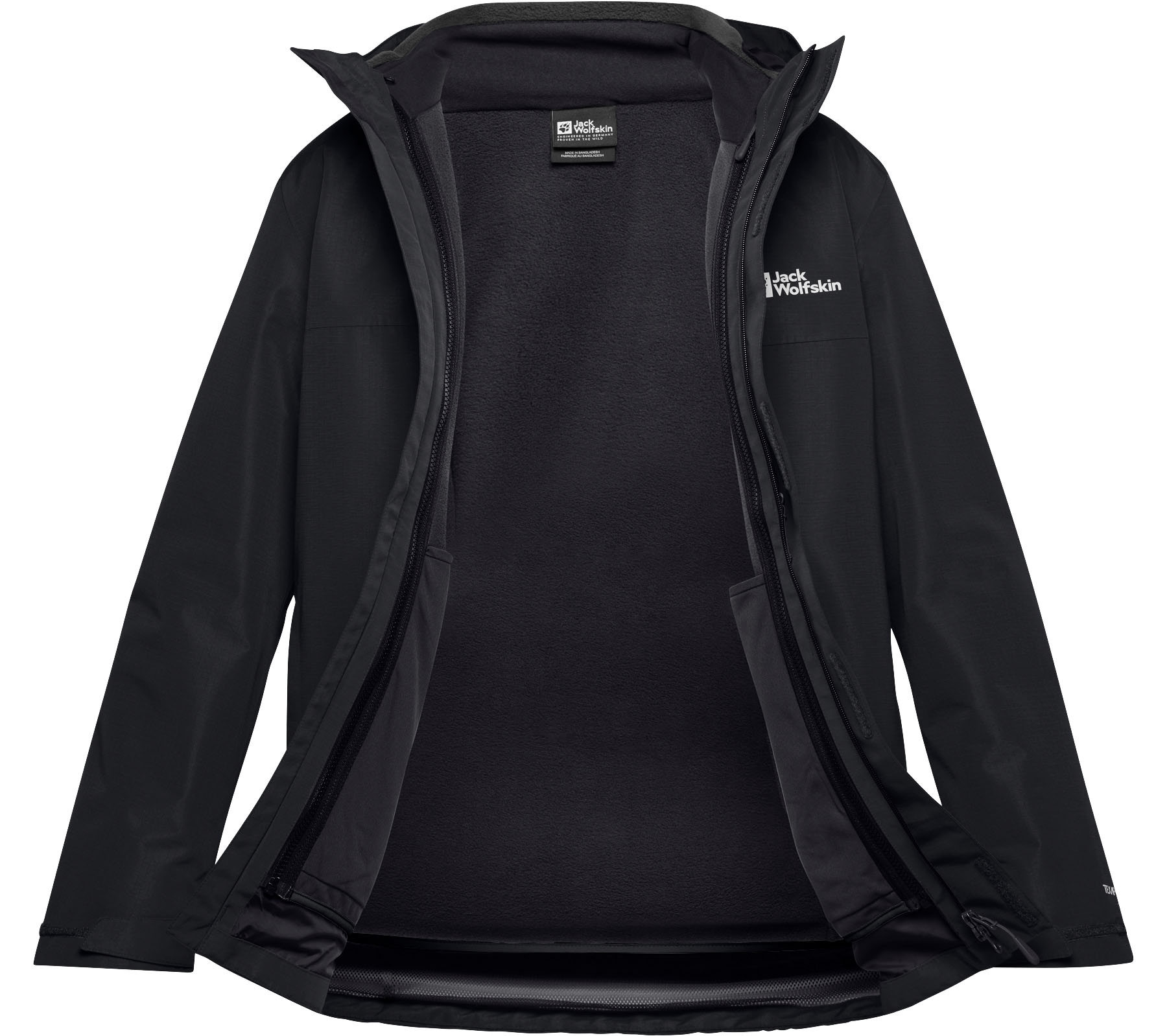 Jack Wolfskin »ALTENBERG 3IN1« mit Kapuze 3in1, wasserabweisend, Übergangsjacke